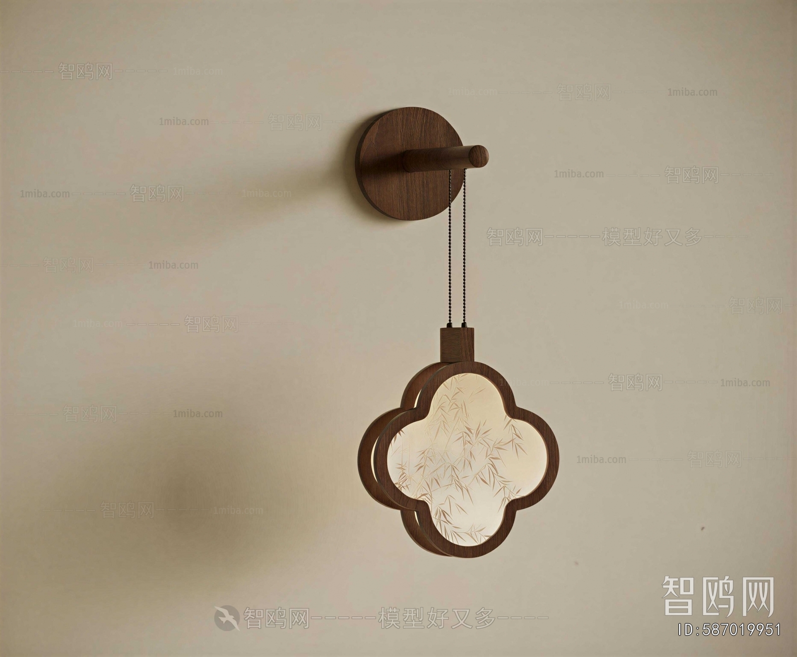 New Chinese Style Wall Lamp