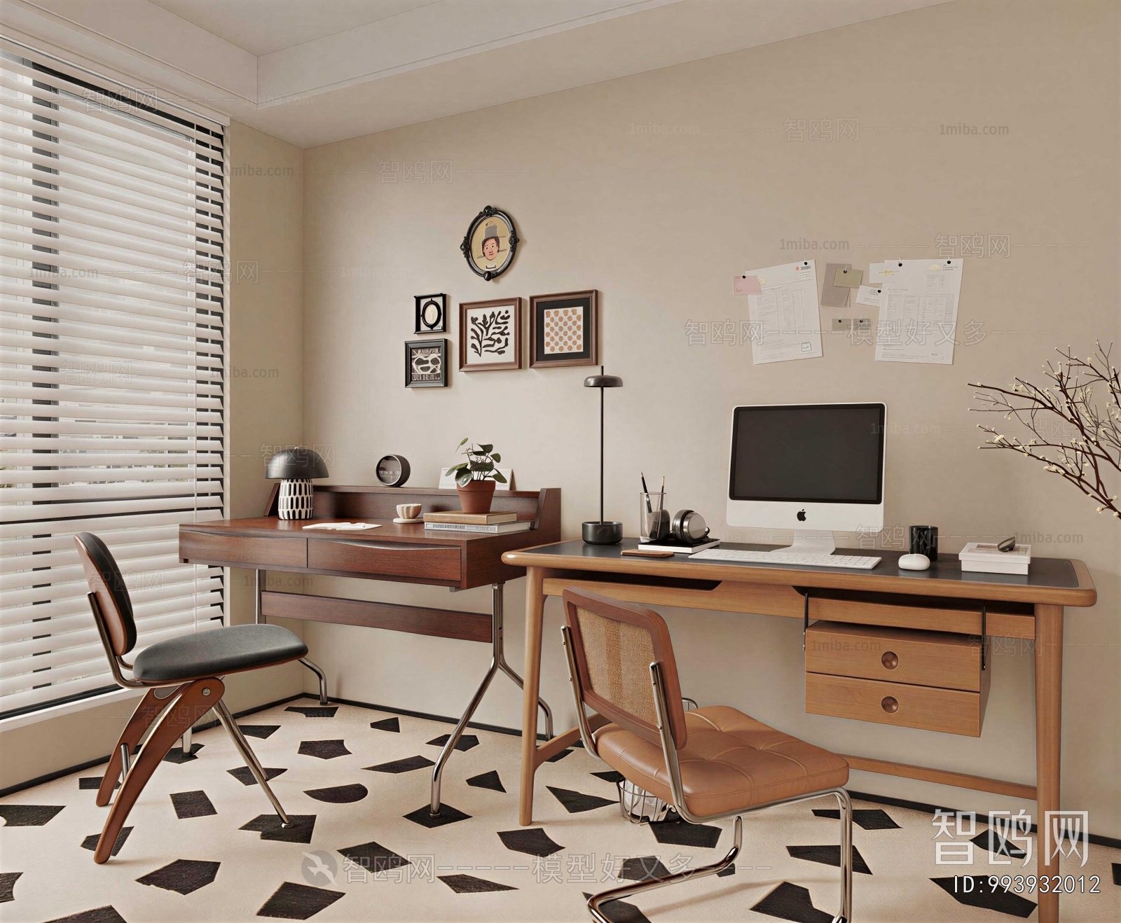 Modern Computer Desk And Chair