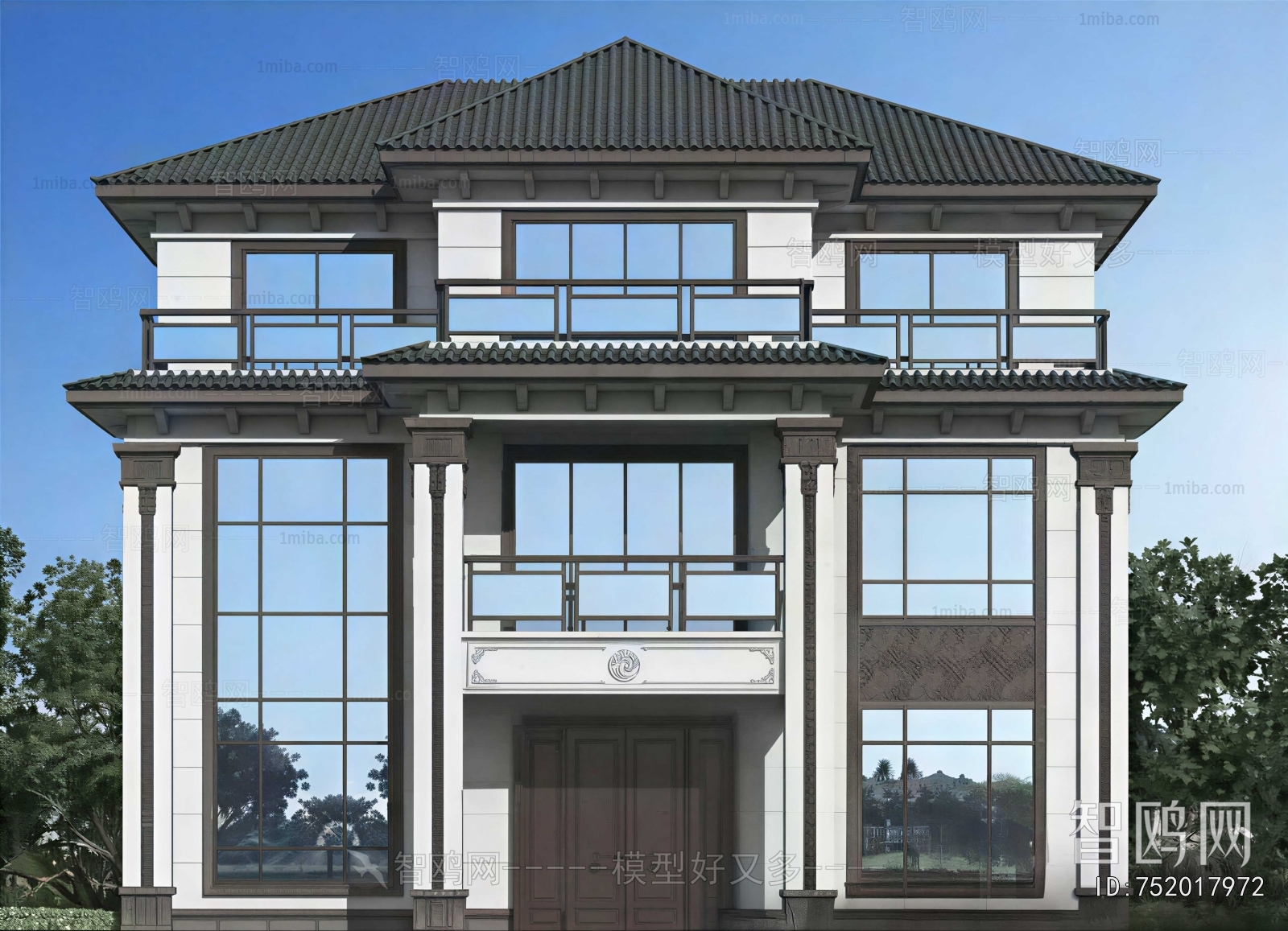 New Chinese Style Detached Villa