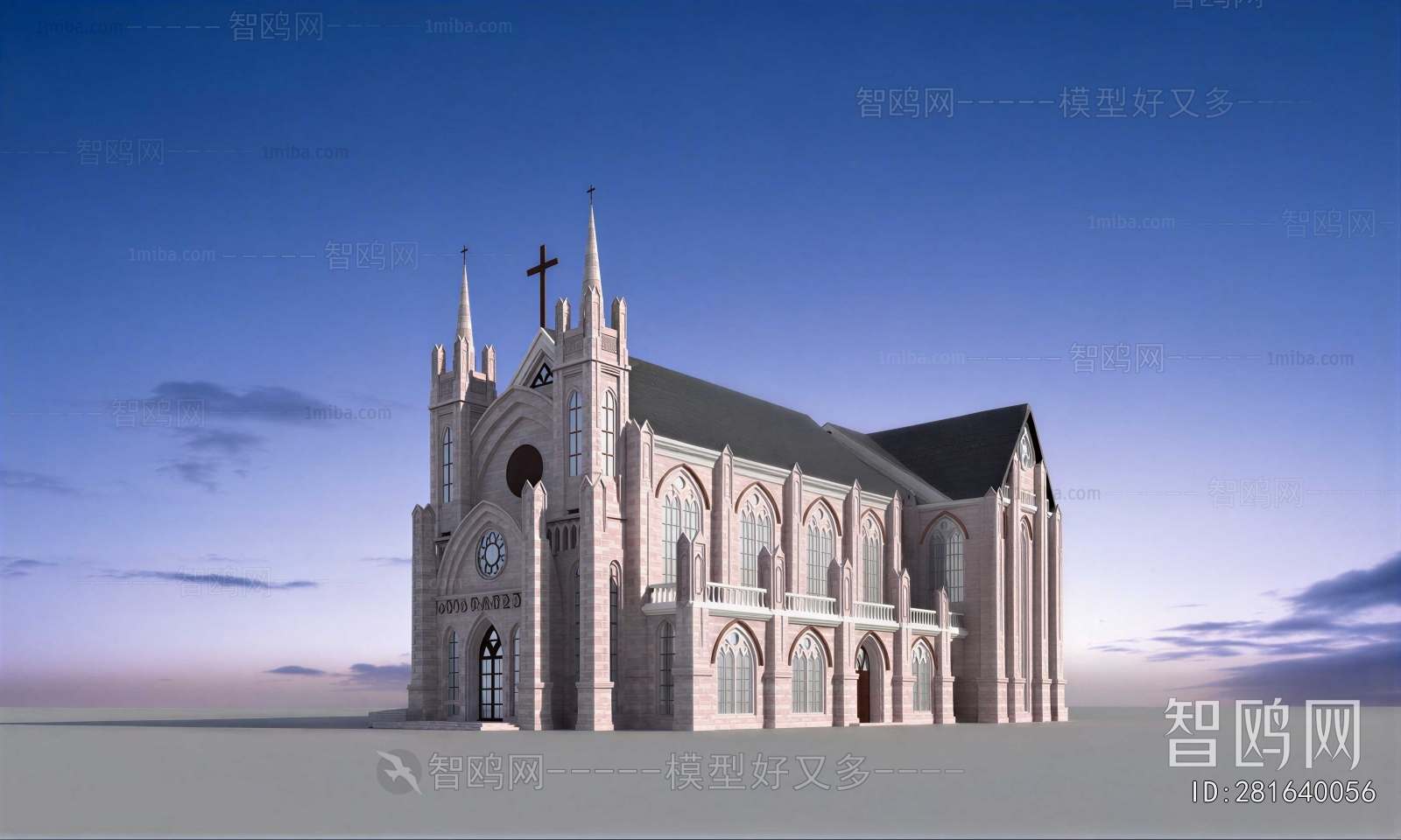 Simple European Style Religious Architecture