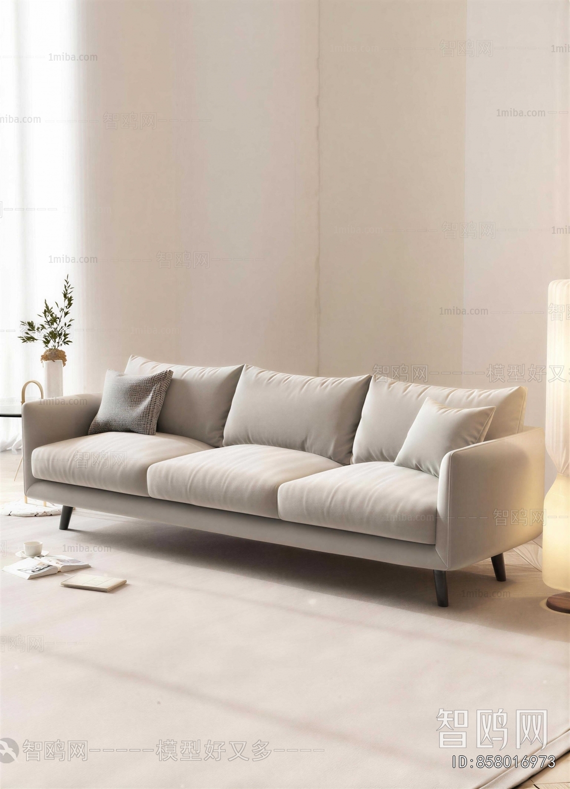 Modern Three-seat Sofa