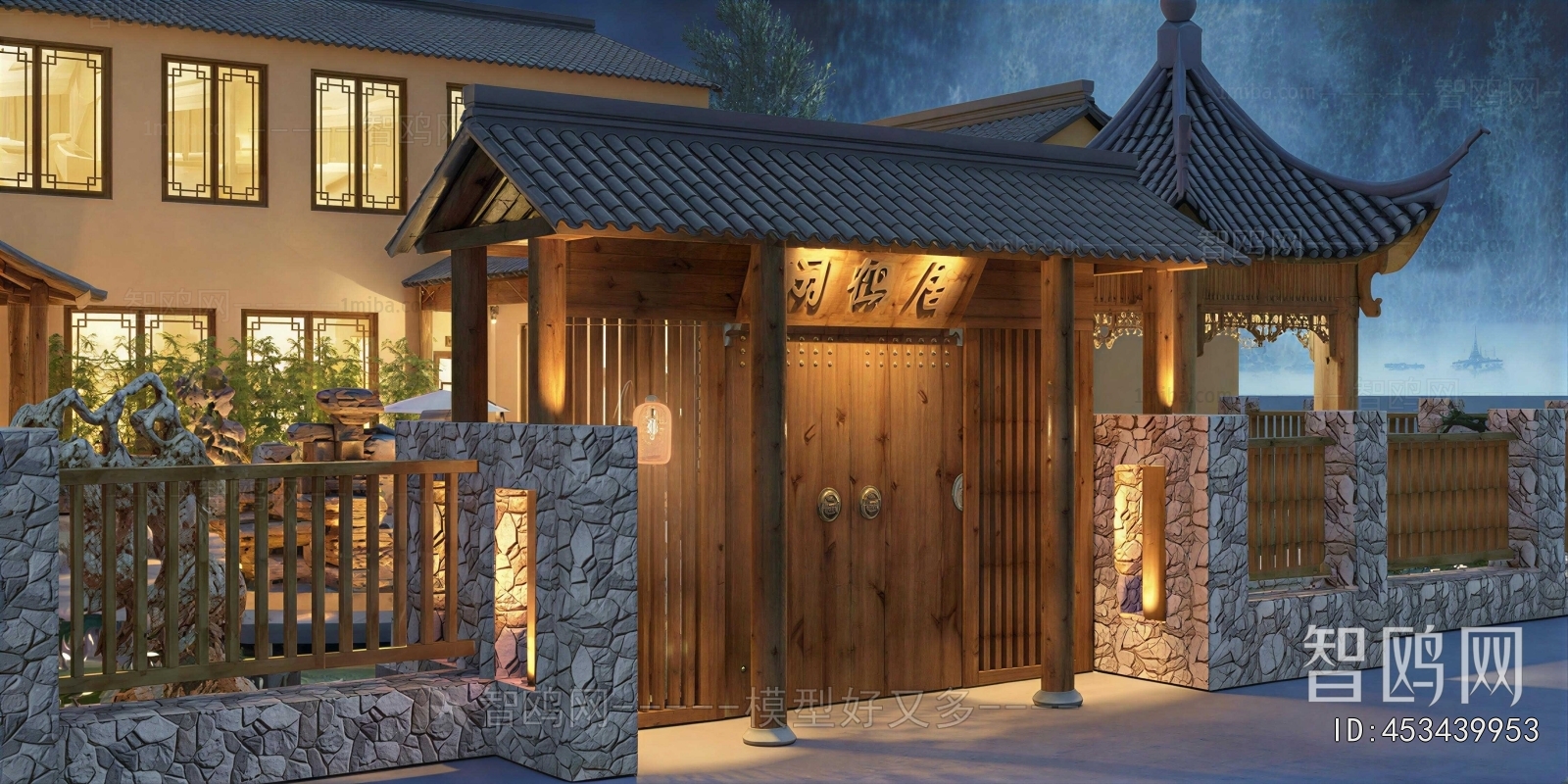 New Chinese Style Facade Element