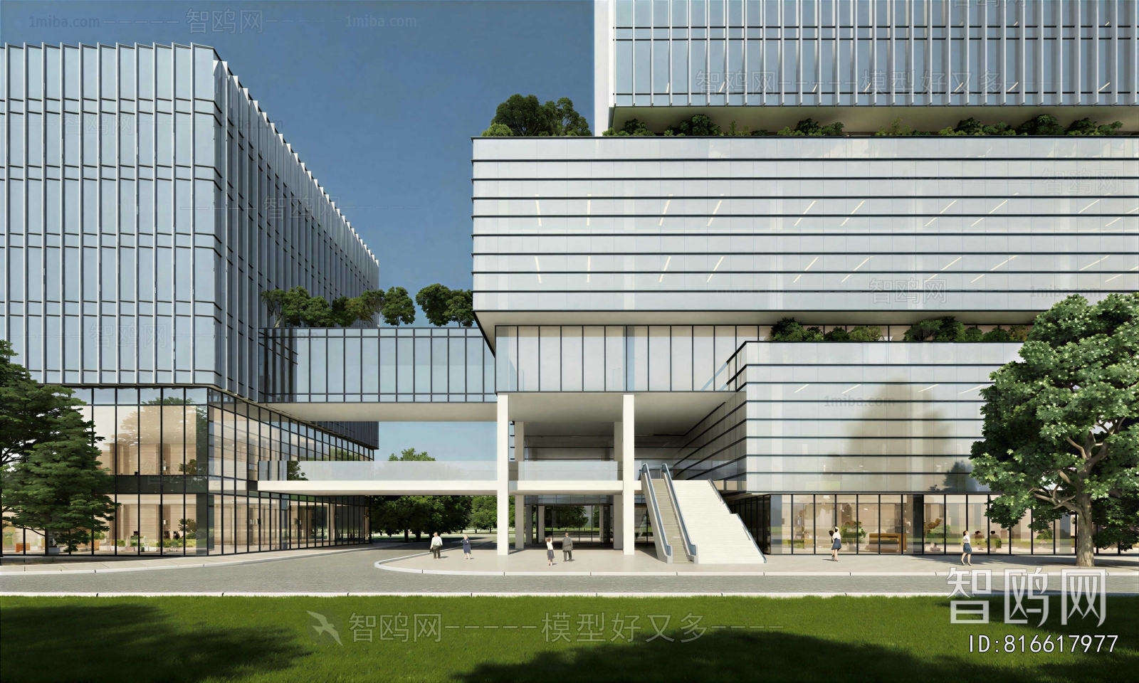 Modern Appearance Of Commercial Building
