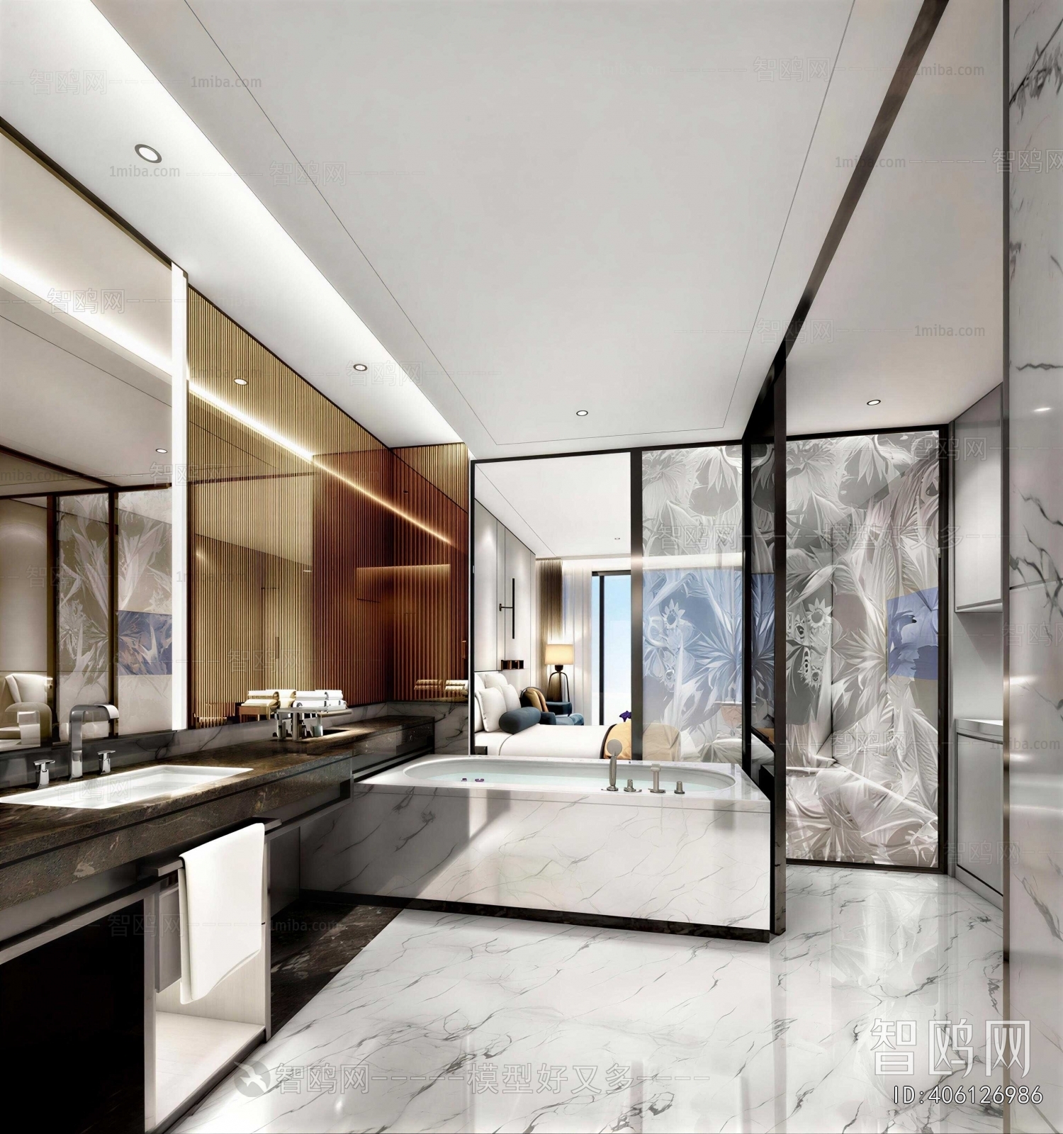 Modern Guest Room