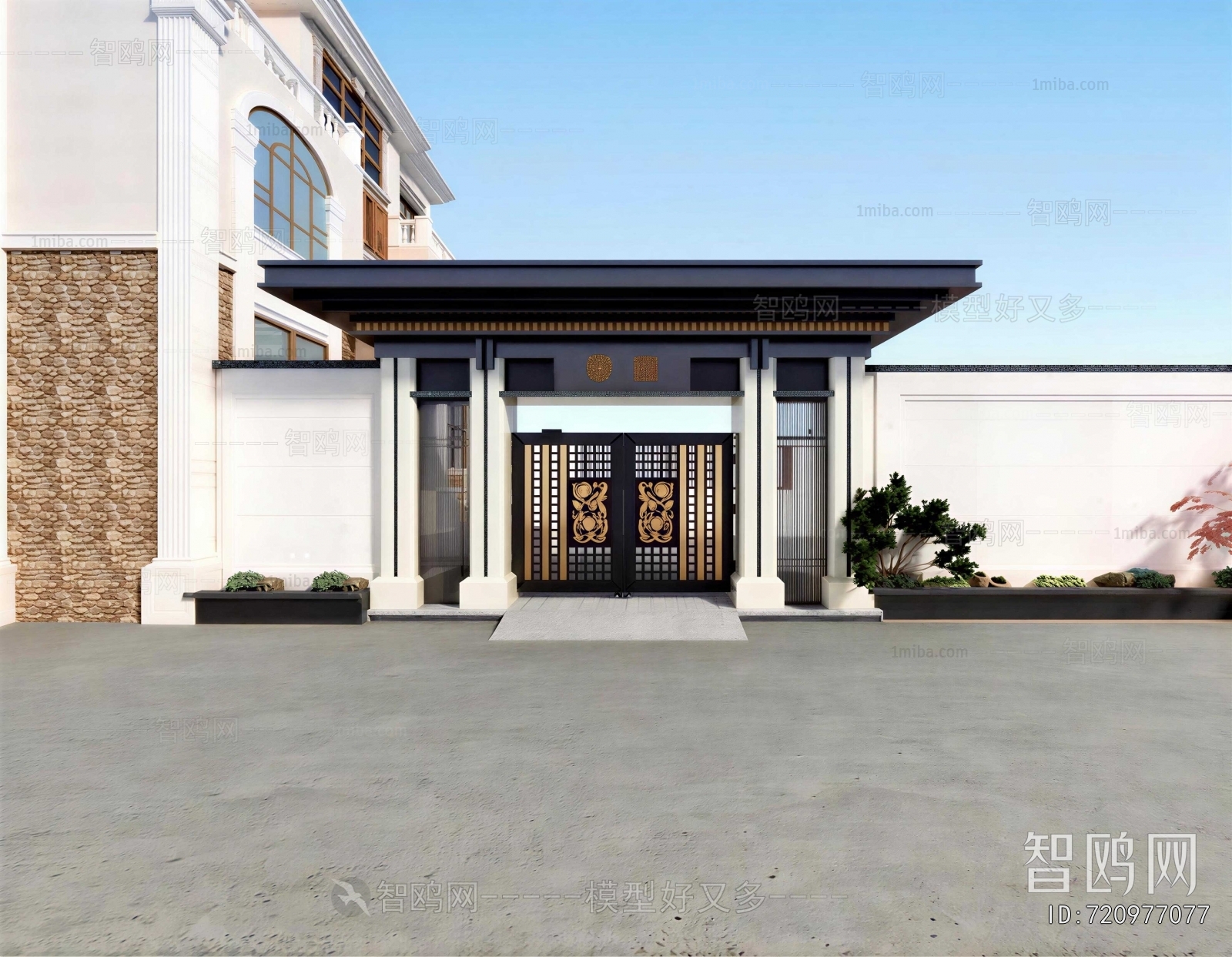 New Chinese Style Facade Element