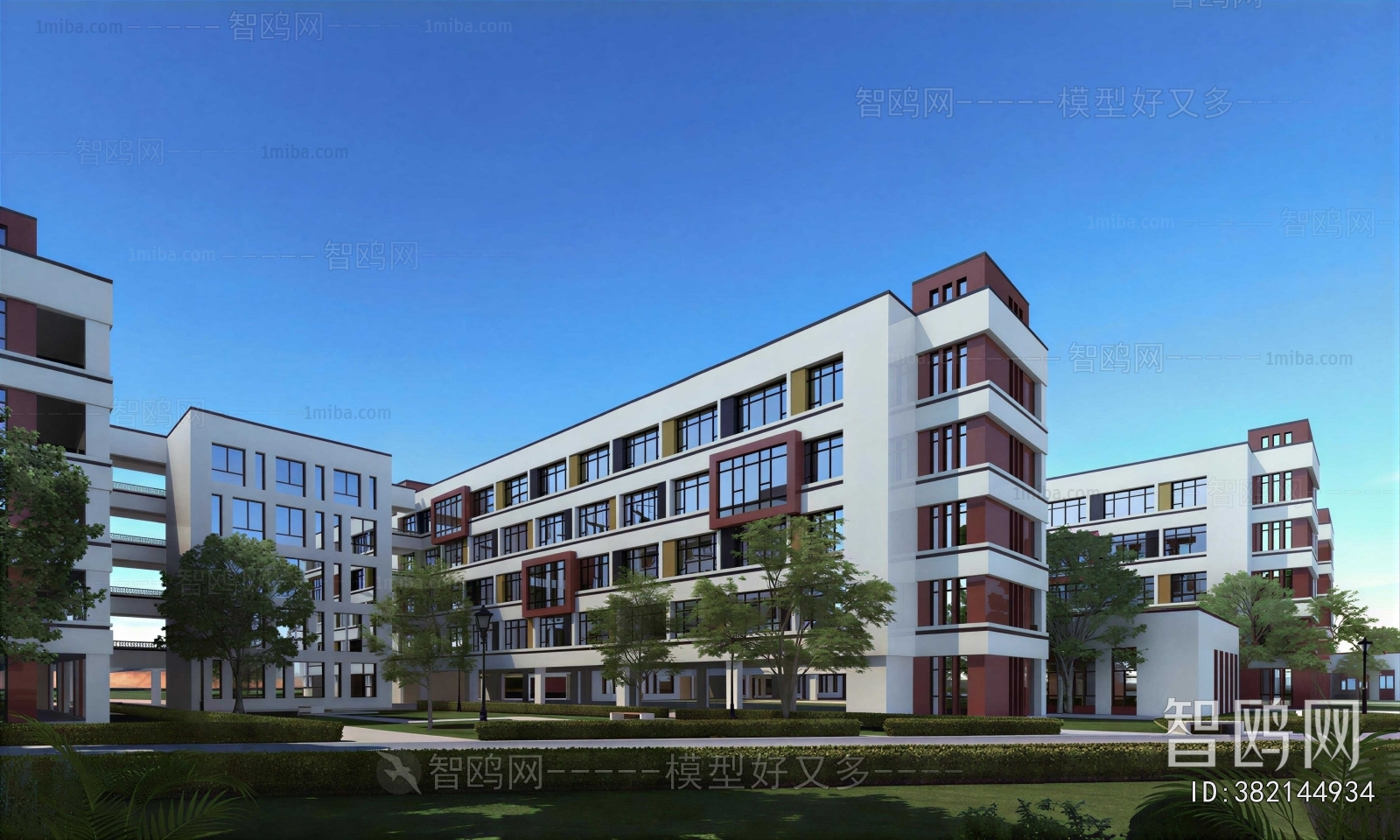 Modern School Building