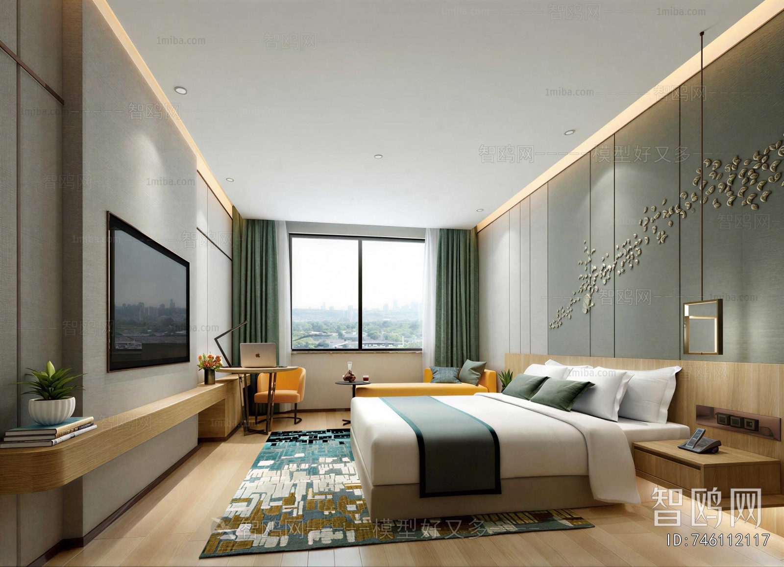 Modern Guest Room