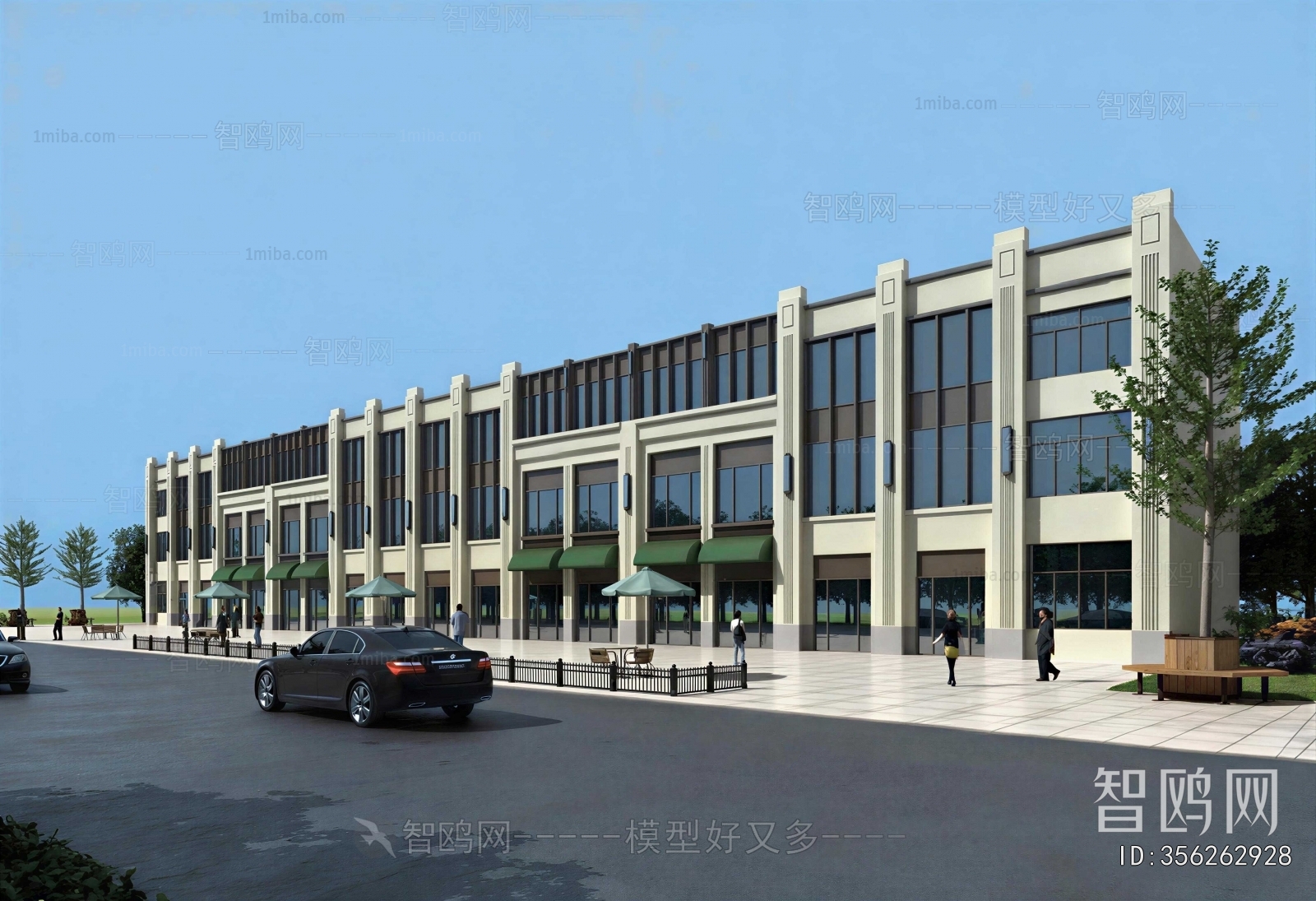 Modern Appearance Of Commercial Building