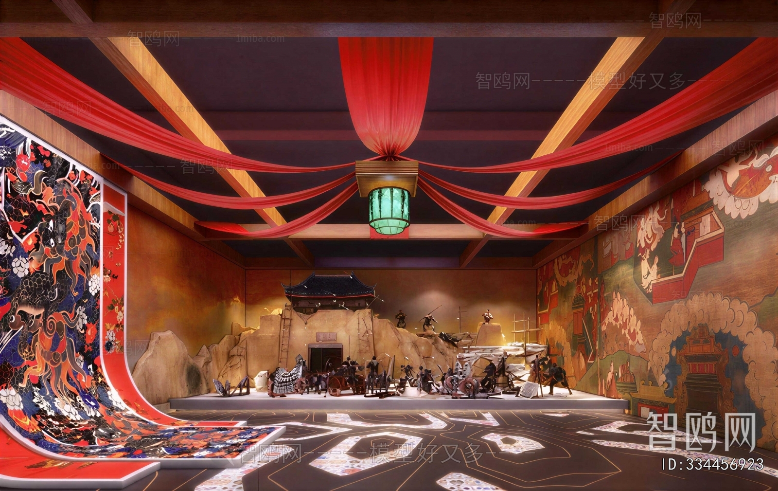 New Chinese Style Exhibition Hall