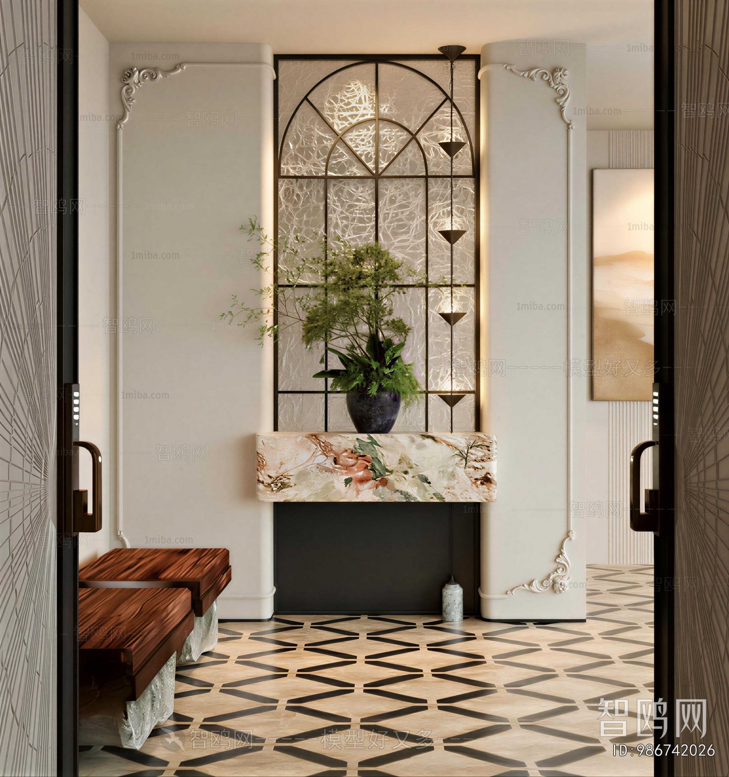 American Style Hallway