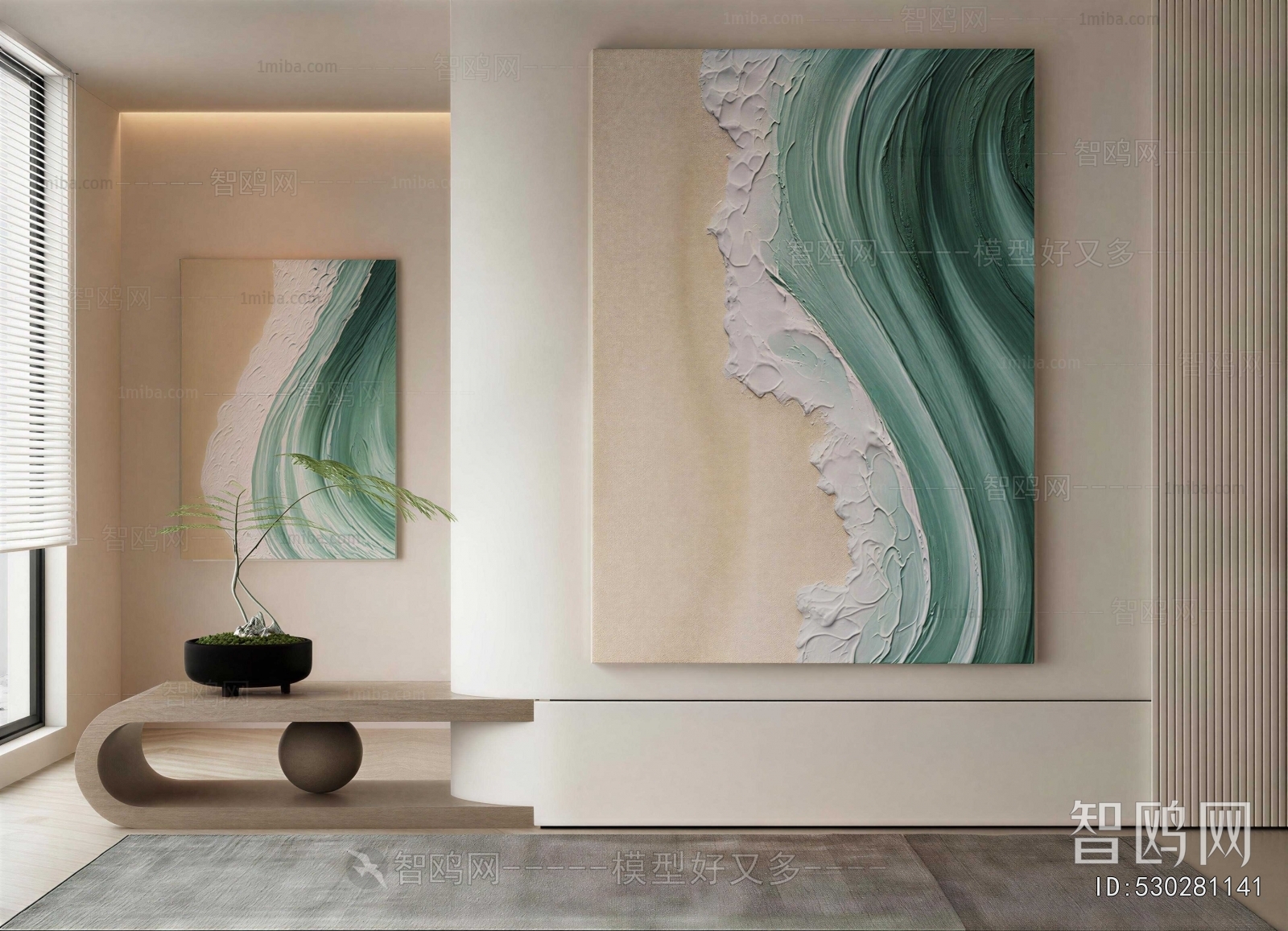 Wabi-sabi Style Painting
