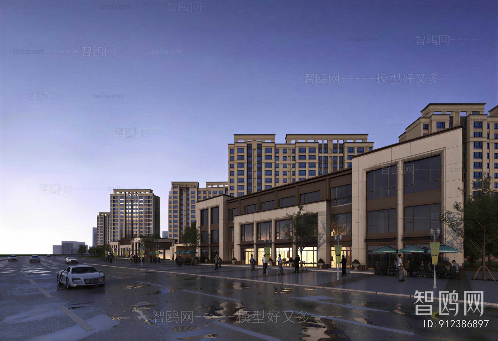 New Classical Style Commercial Street