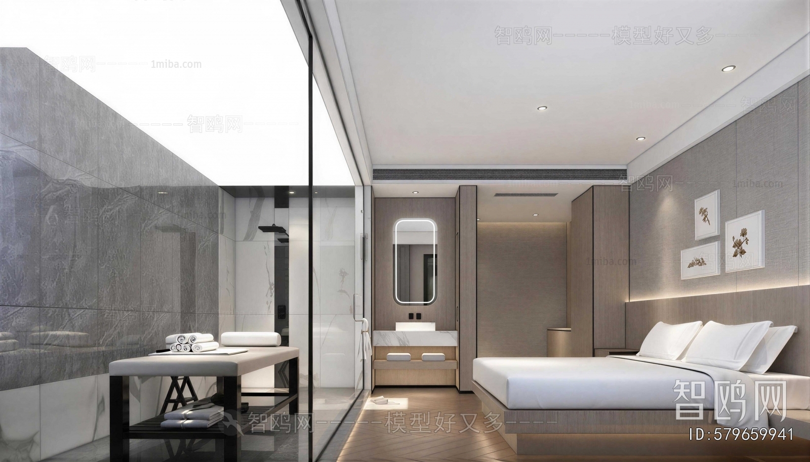 Modern Guest Room