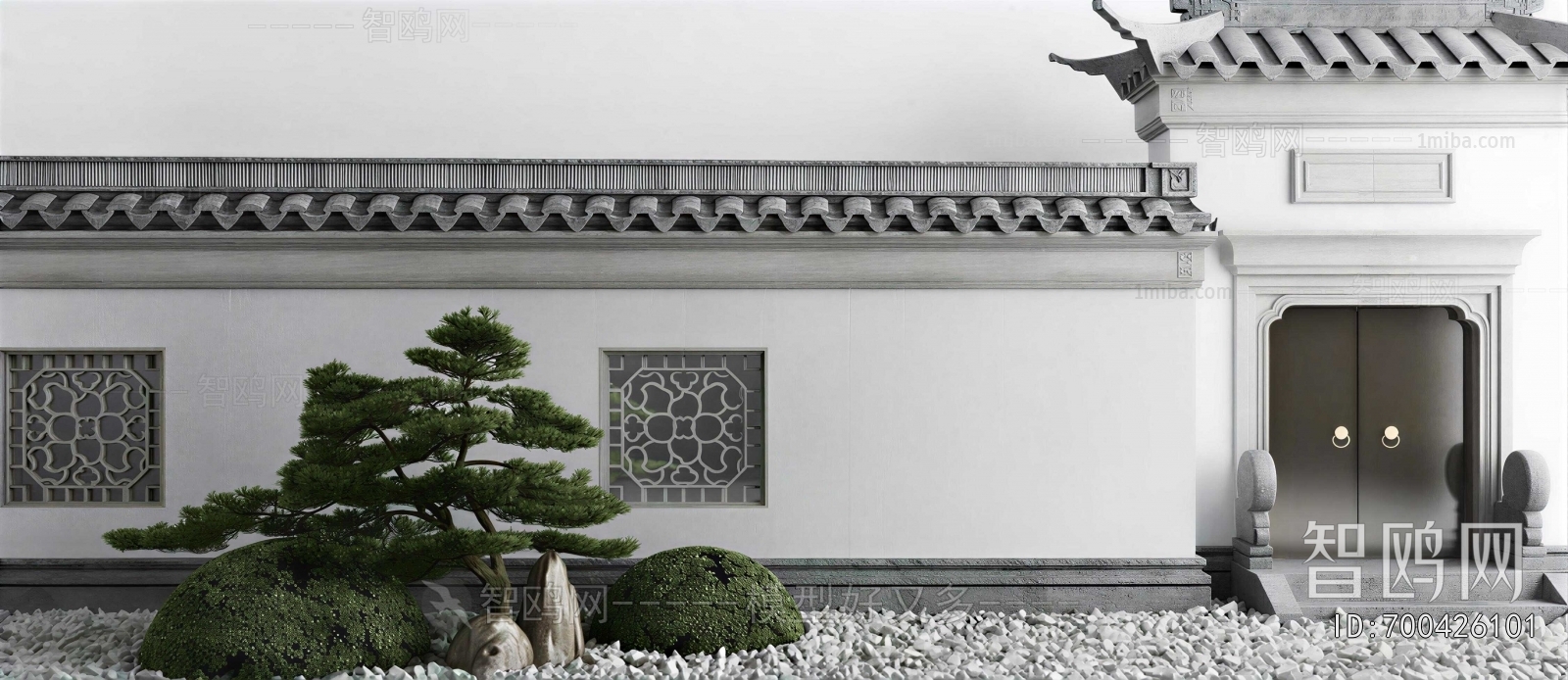 New Chinese Style Courtyard/landscape