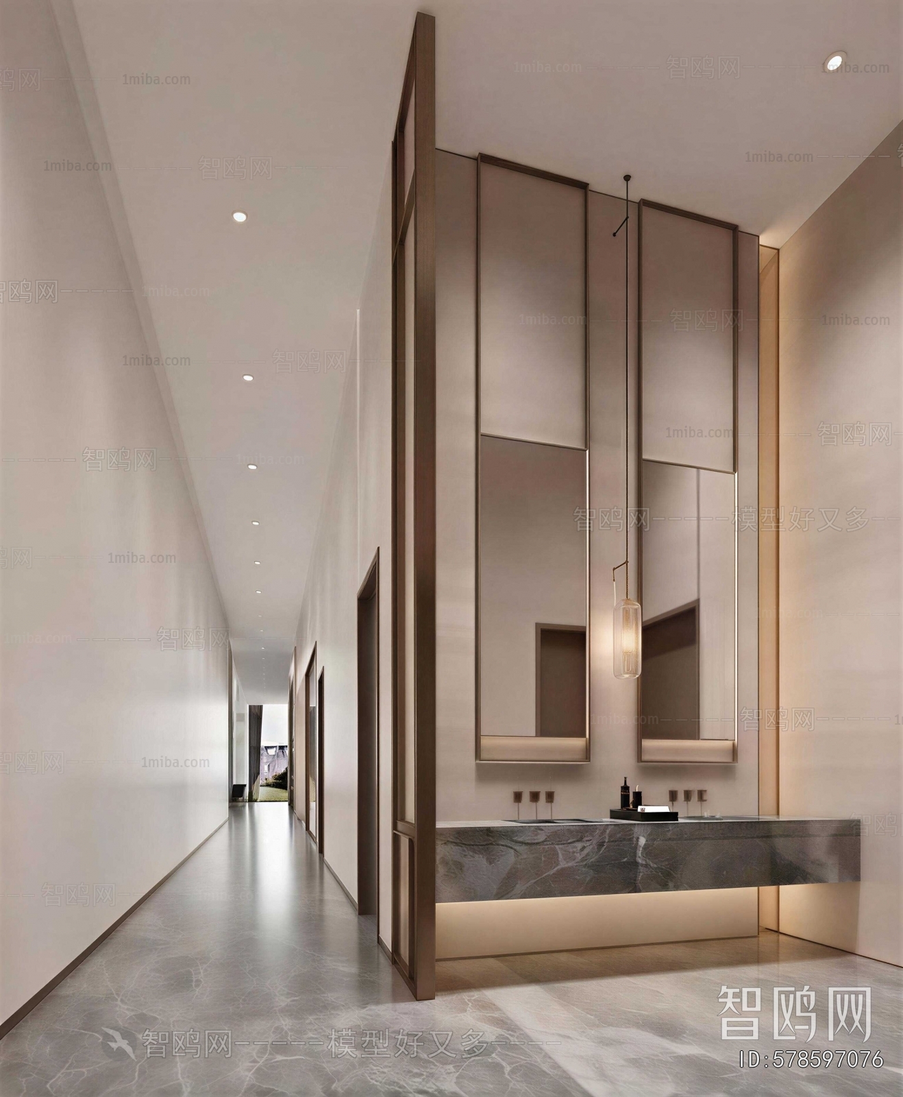 Modern Public Toilet