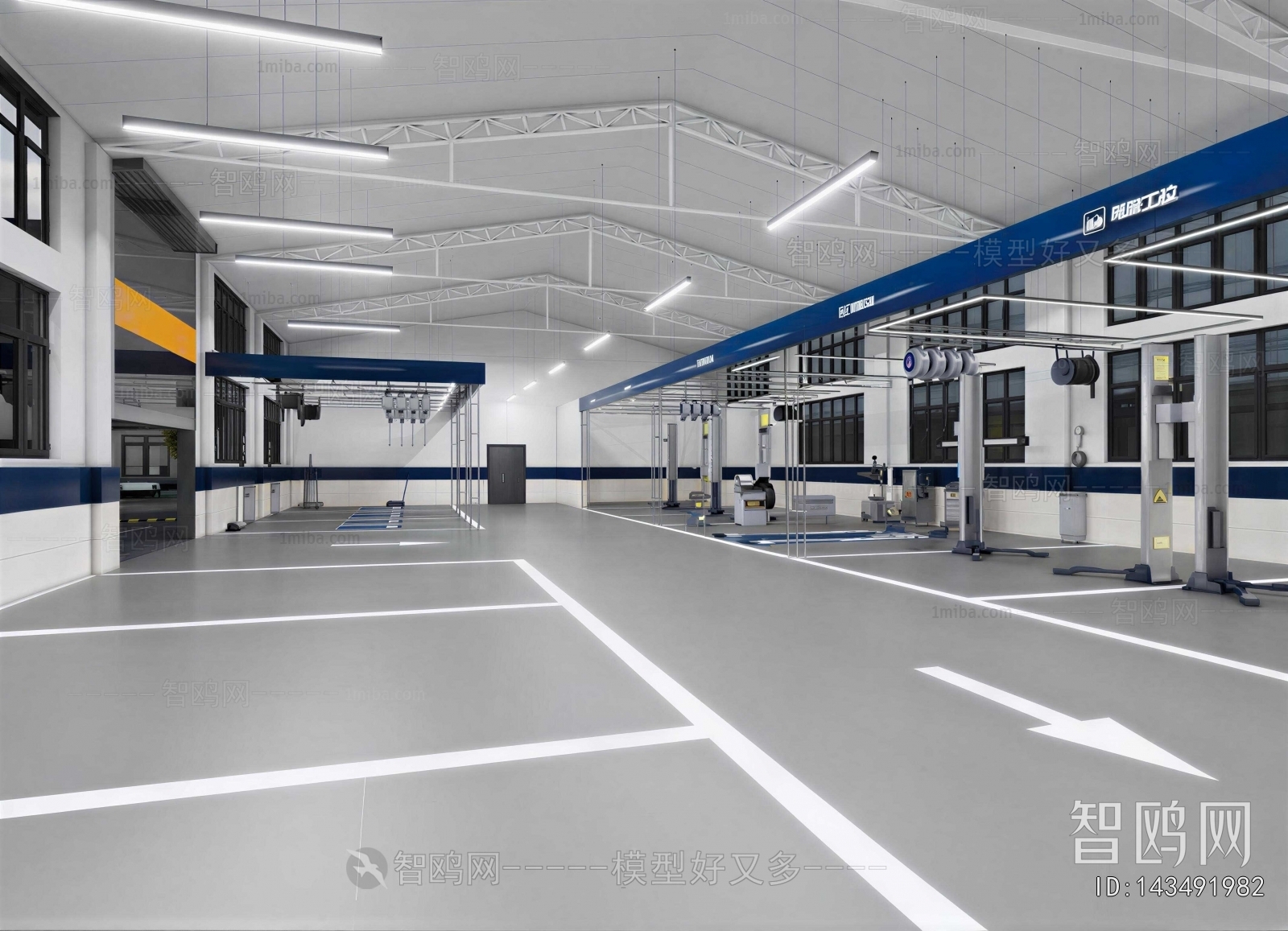Modern Factory Floor/warehouse