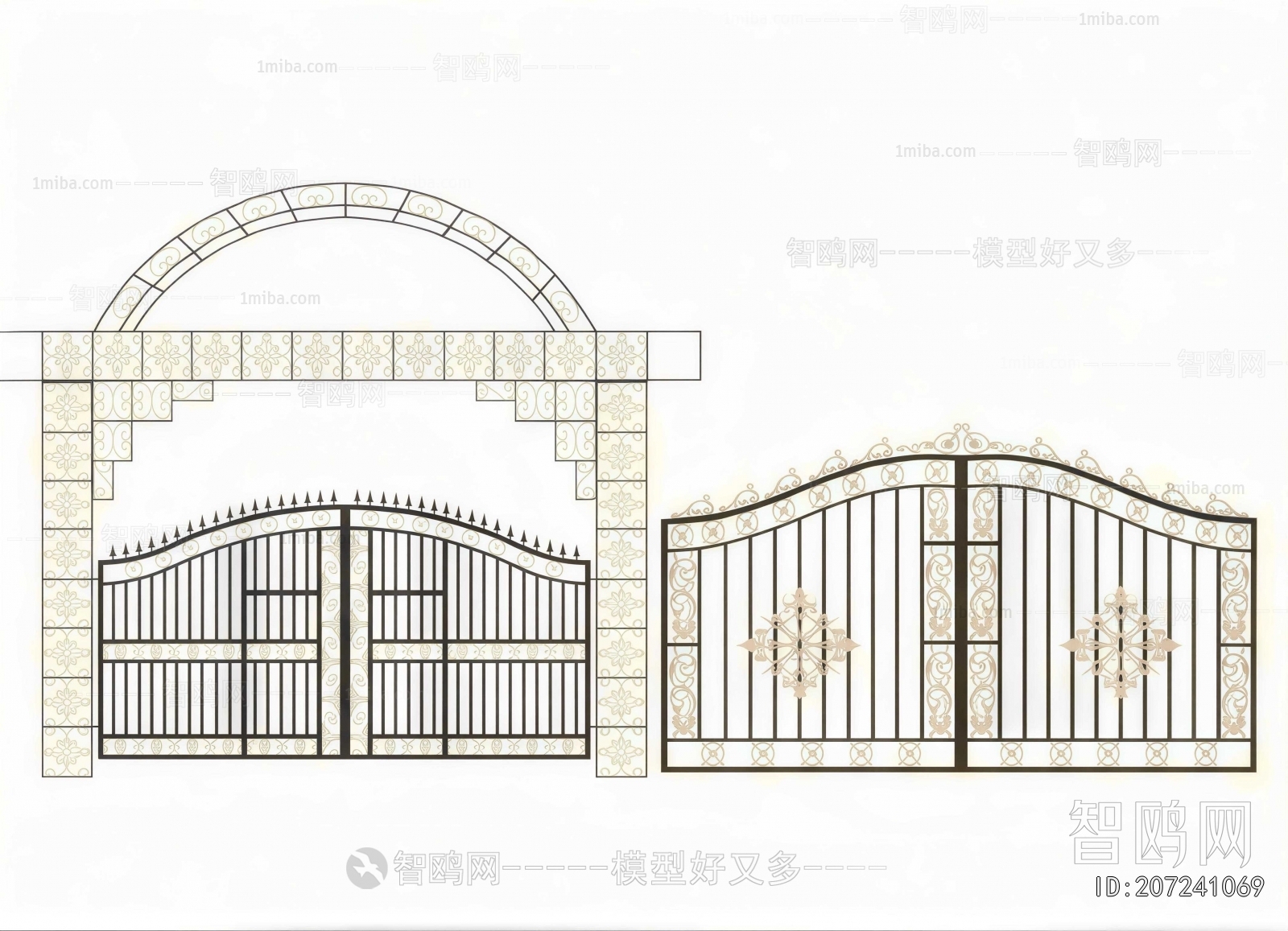 Simple European Style Gate