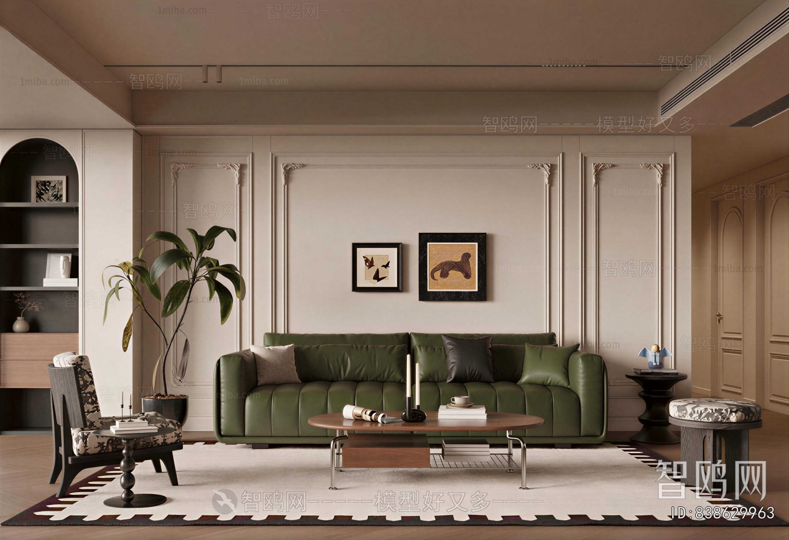 French Style A Living Room