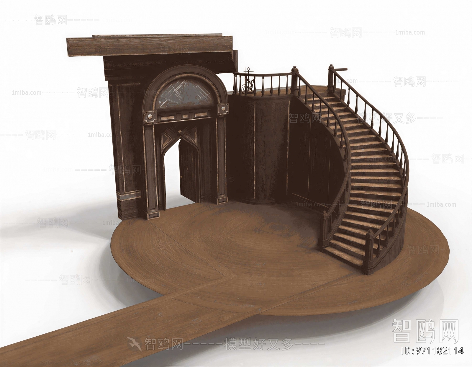 Modern Rotating Staircase