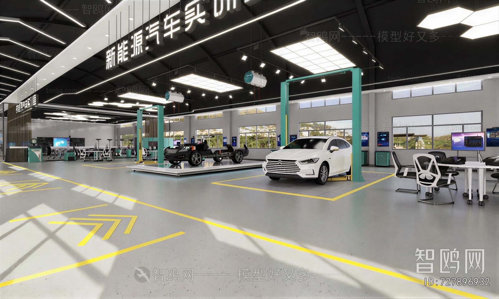 Modern Factory Floor/warehouse