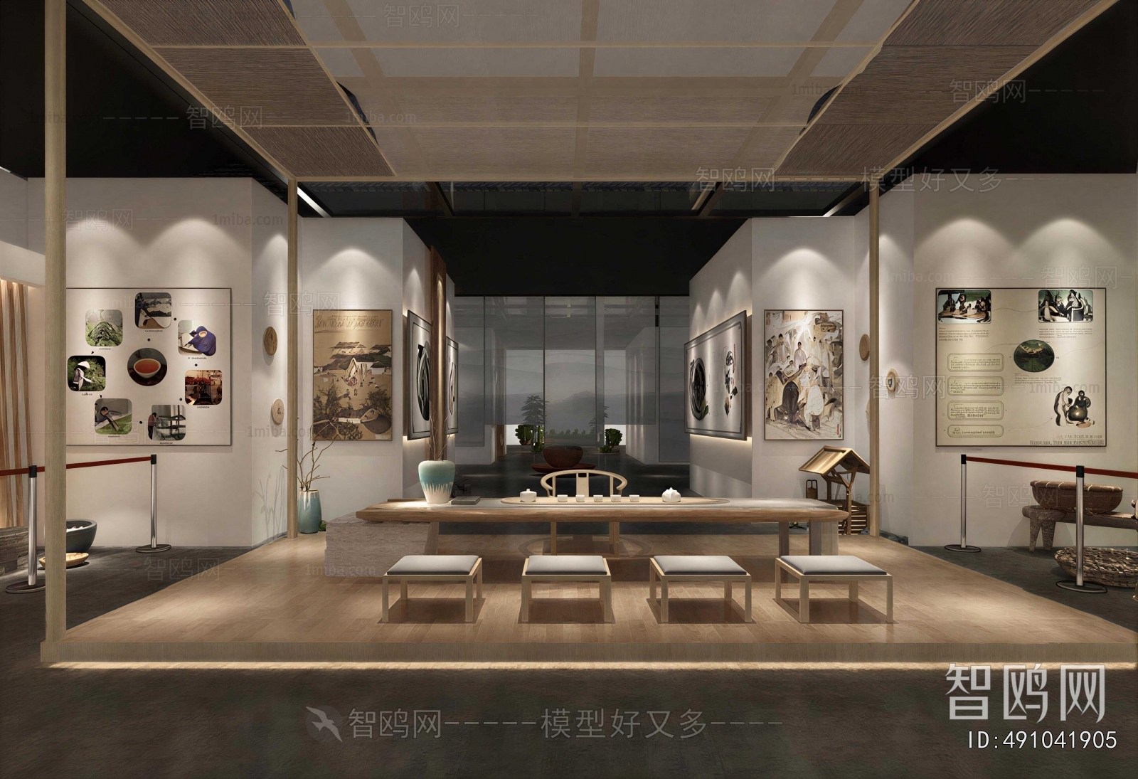 New Chinese Style Exhibition Hall