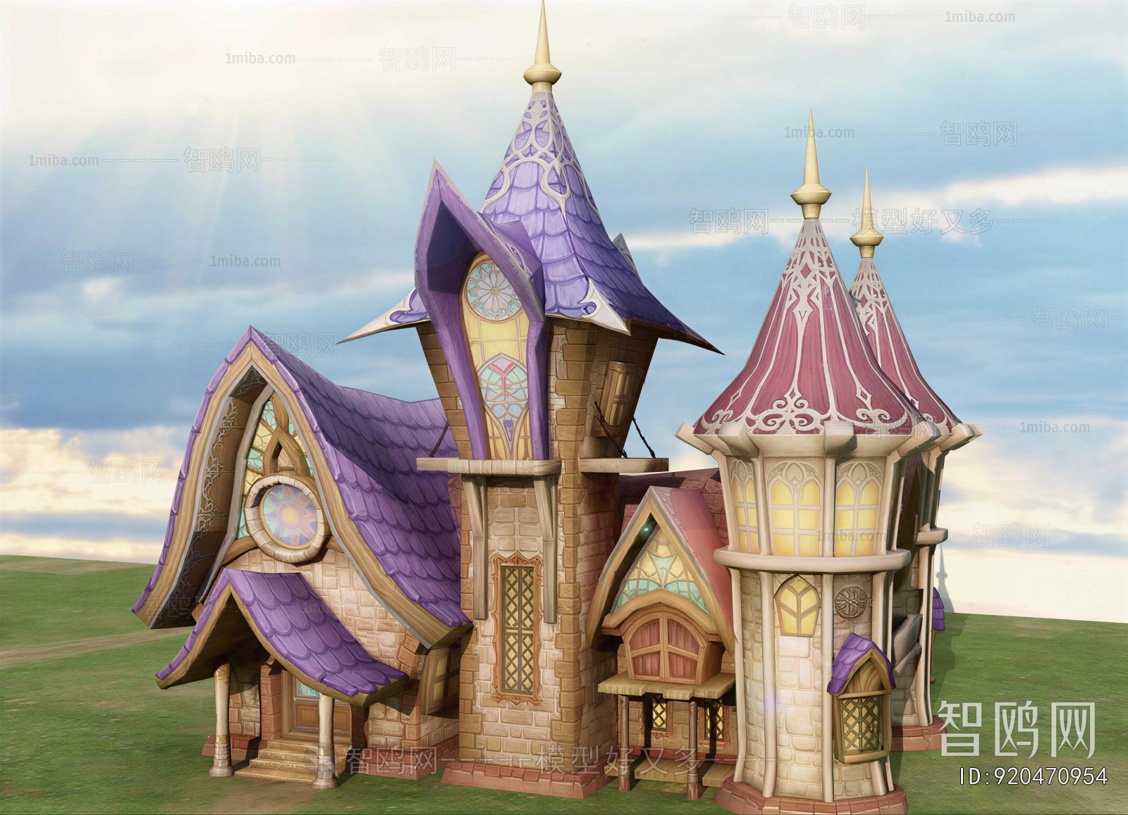 New Classical Style Cartoon House