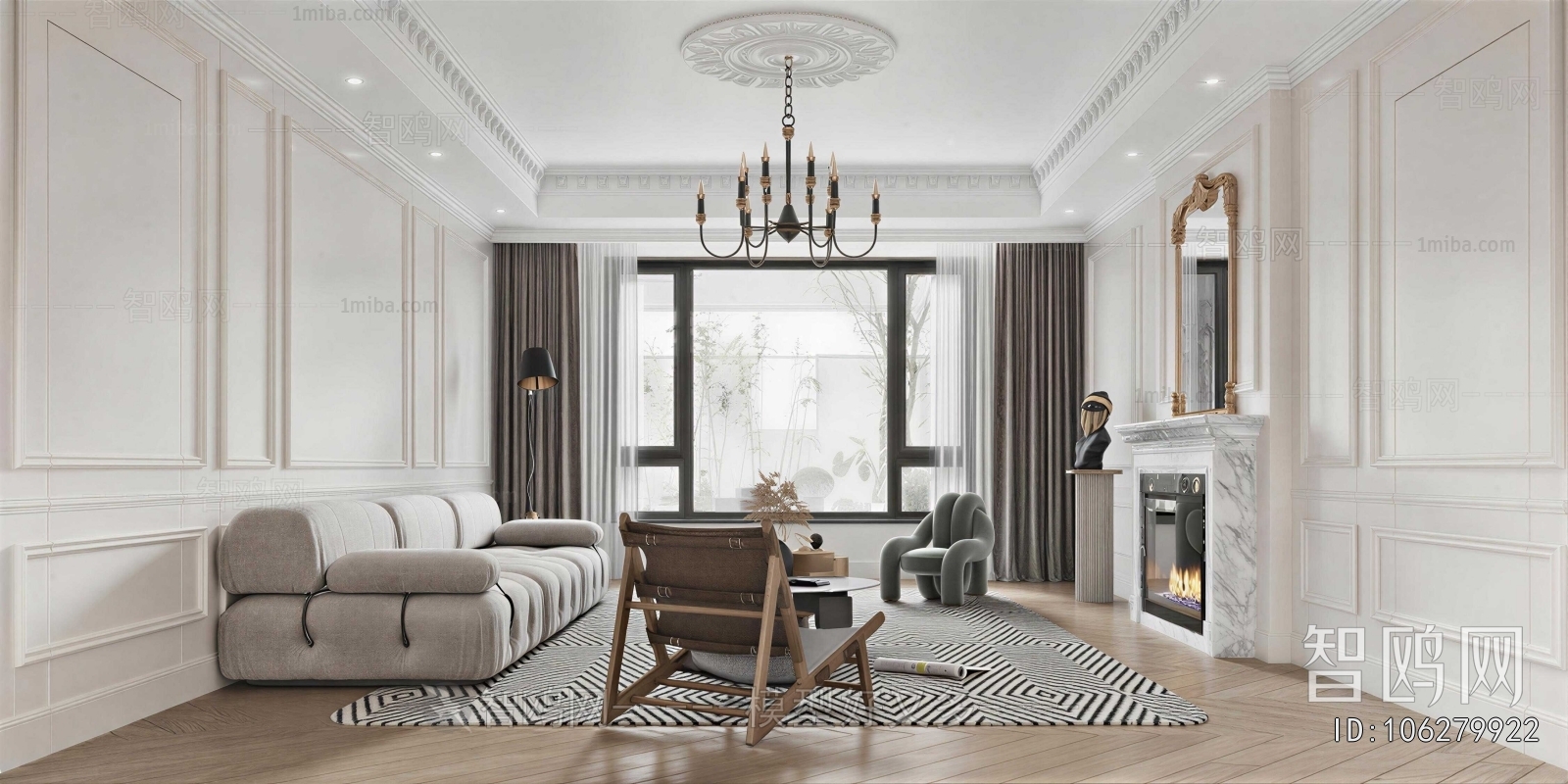 American Style A Living Room