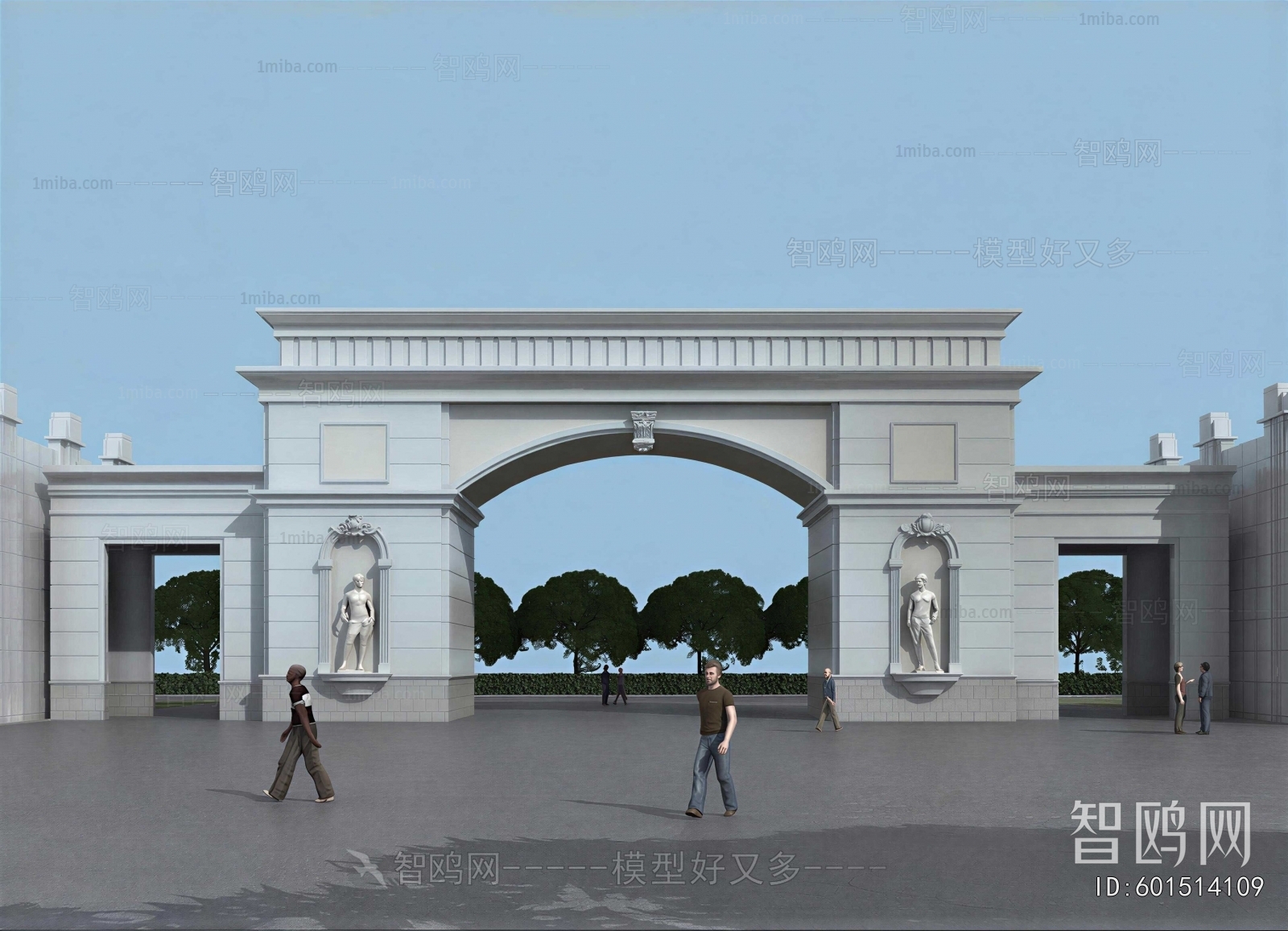 New Classical Style Gate