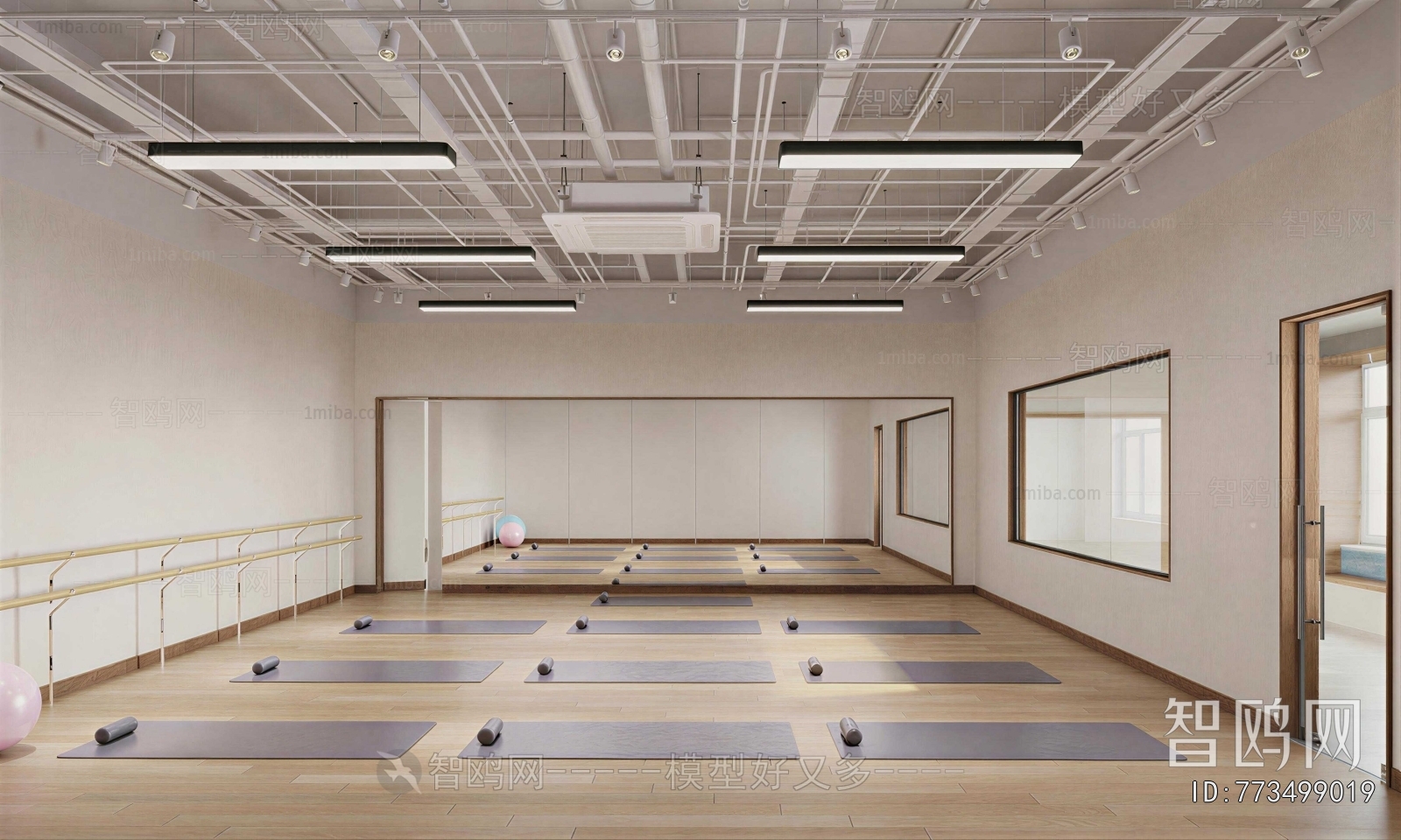 Modern Yoga Room