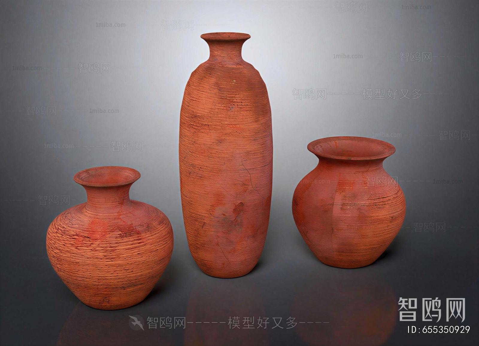 Wabi-sabi Style Clay Pot