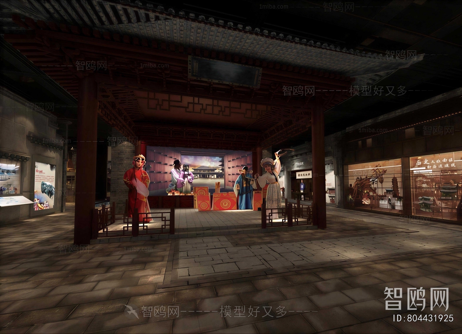 New Chinese Style Exhibition Hall