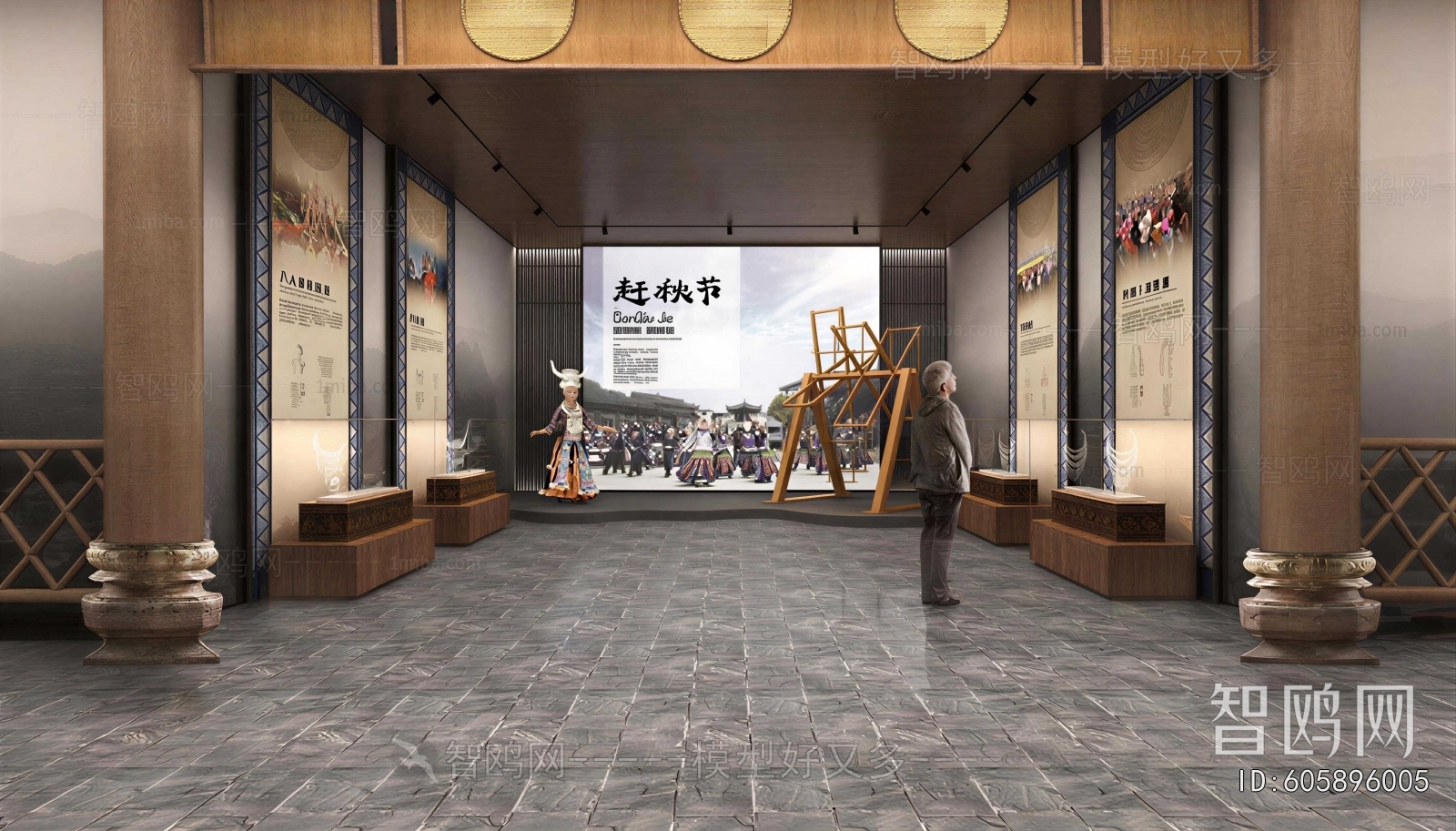 New Chinese Style Exhibition Hall
