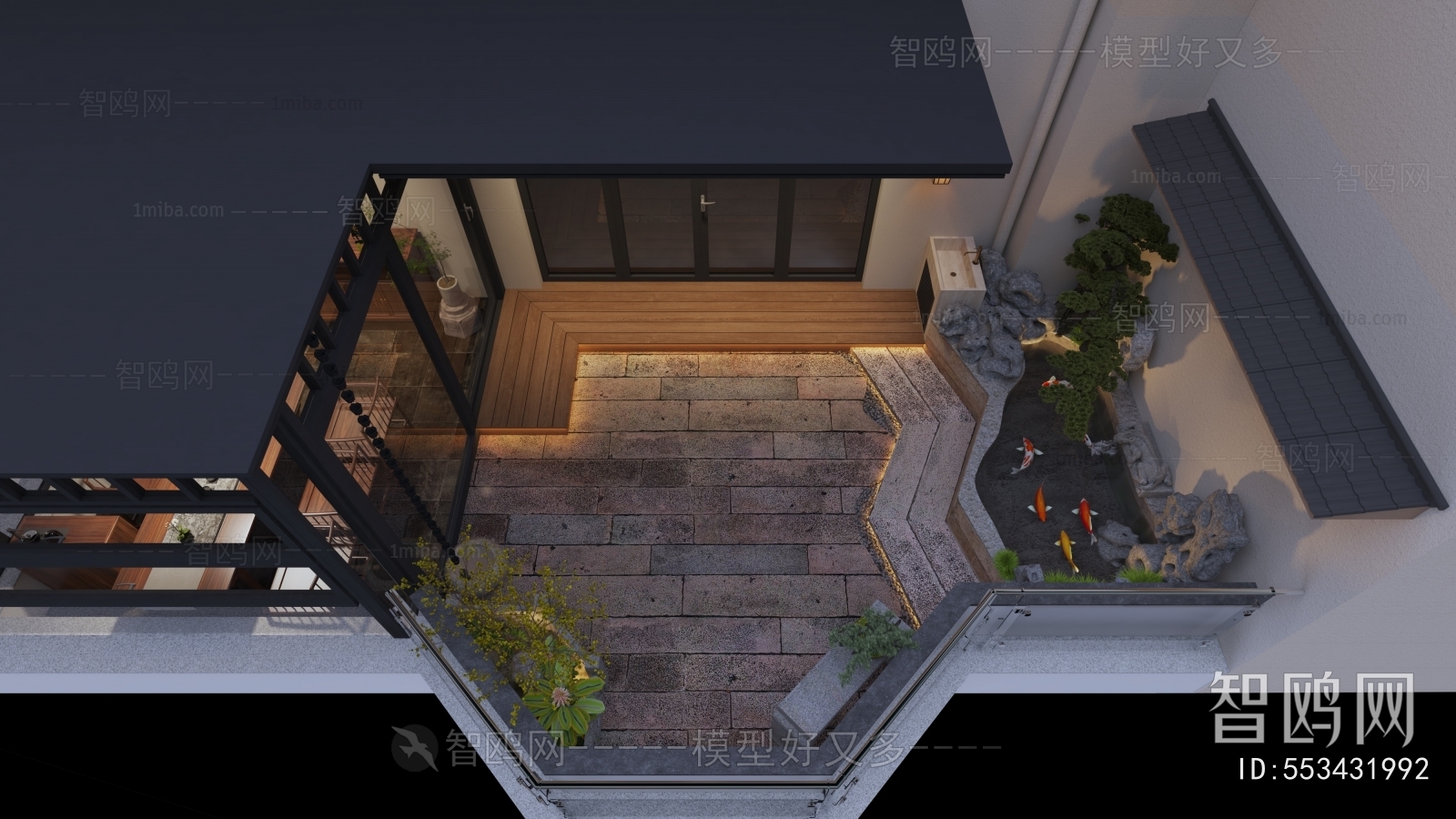 New Chinese Style Terrace
