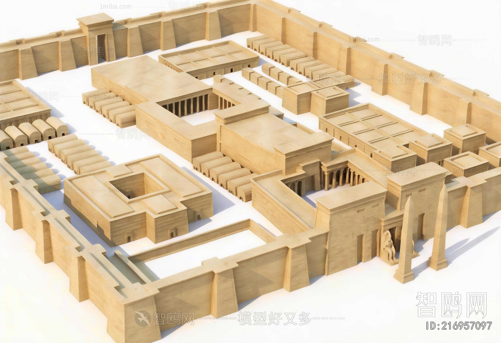 Modern Architectural Bird's-eye View Planning