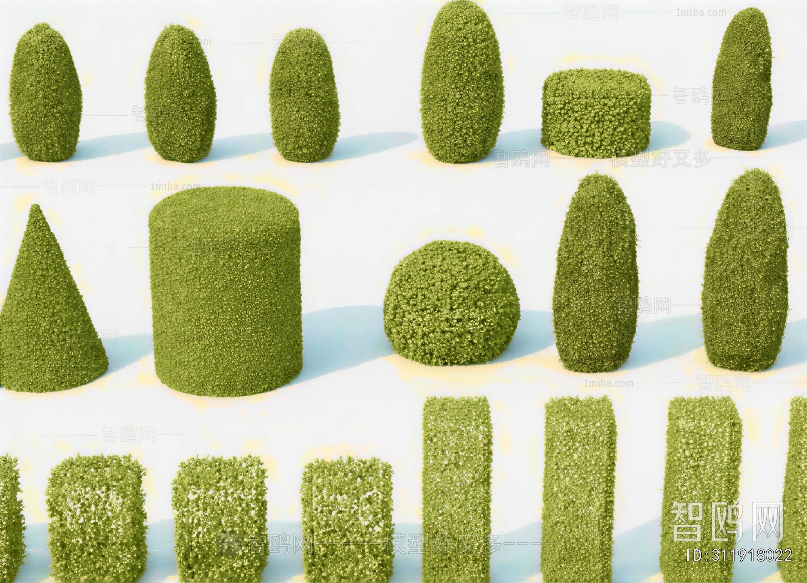 Modern Shrubbery