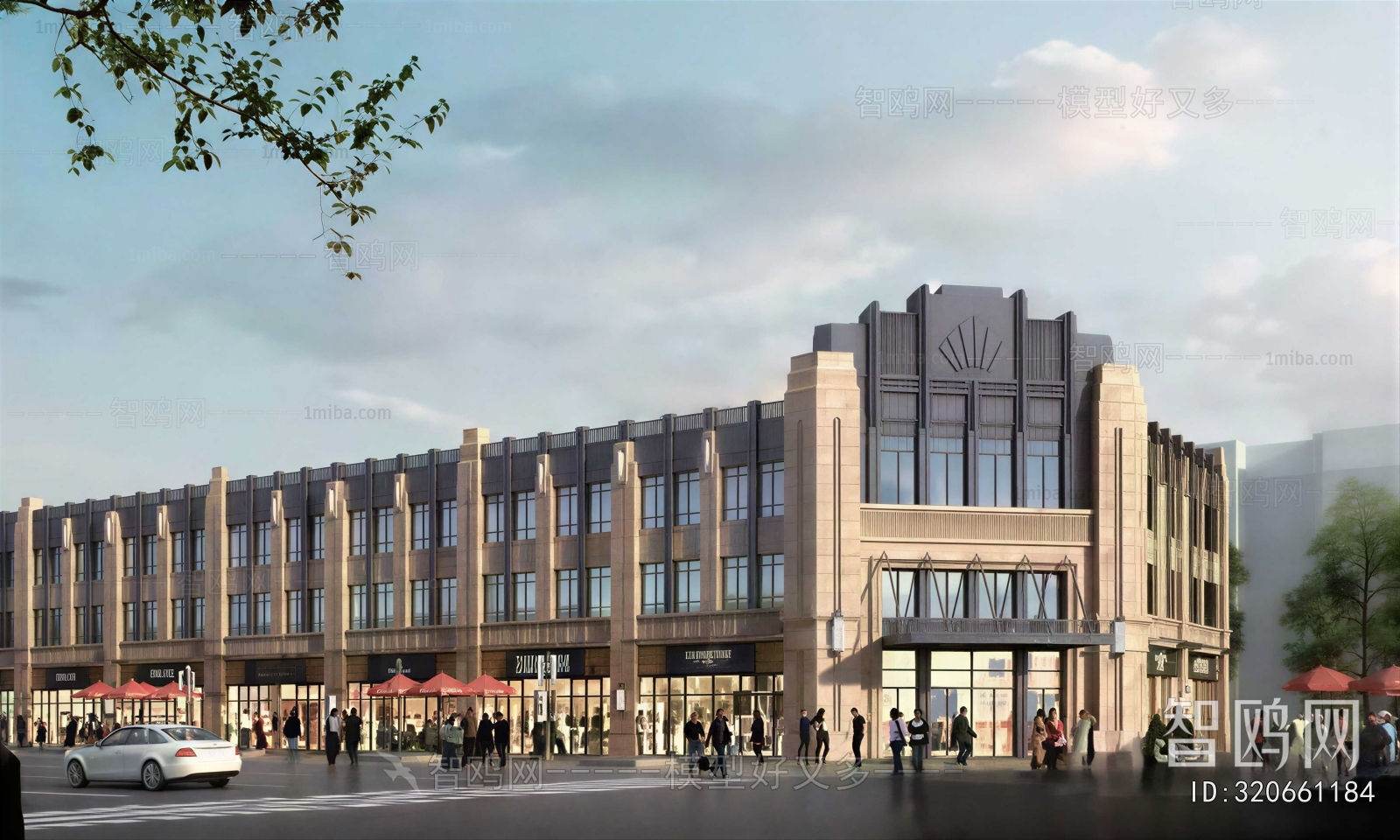 European Style Commercial Street