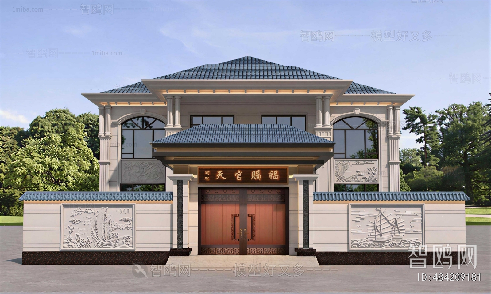 New Chinese Style Detached Villa