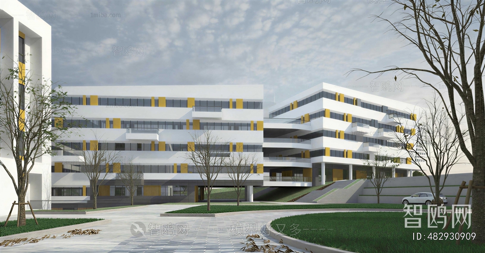 Modern Appearance Of Commercial Building
