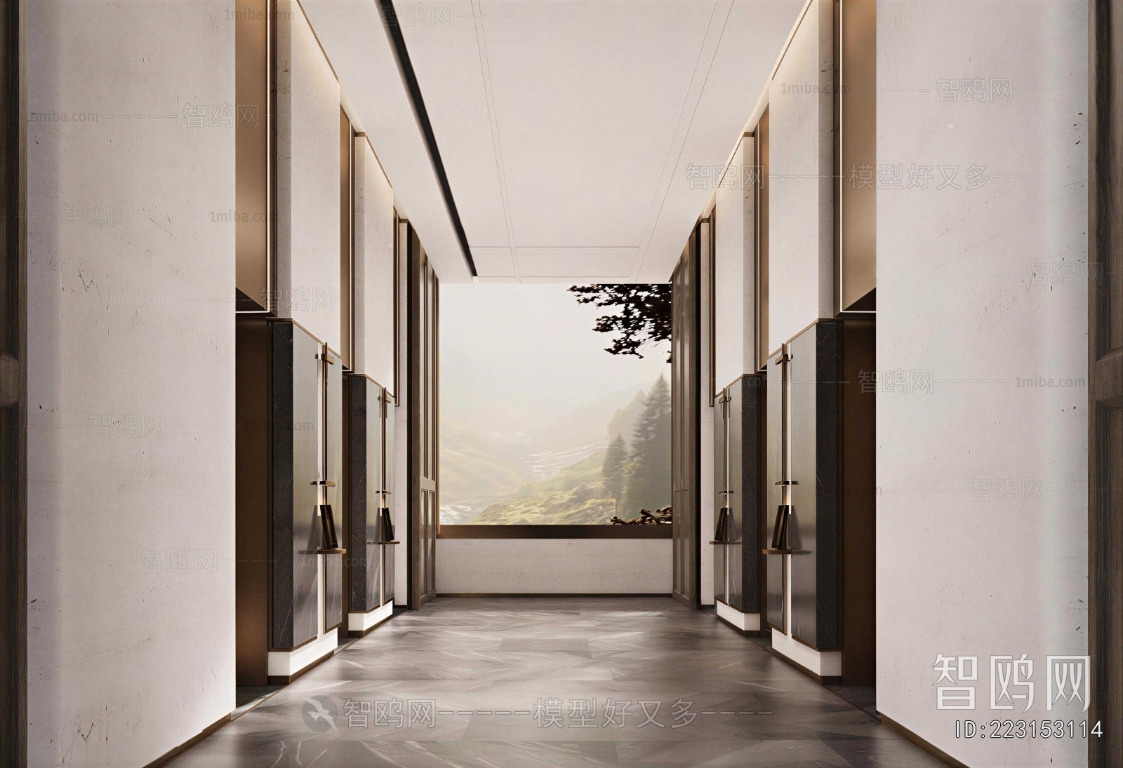 Modern Elevator Hall