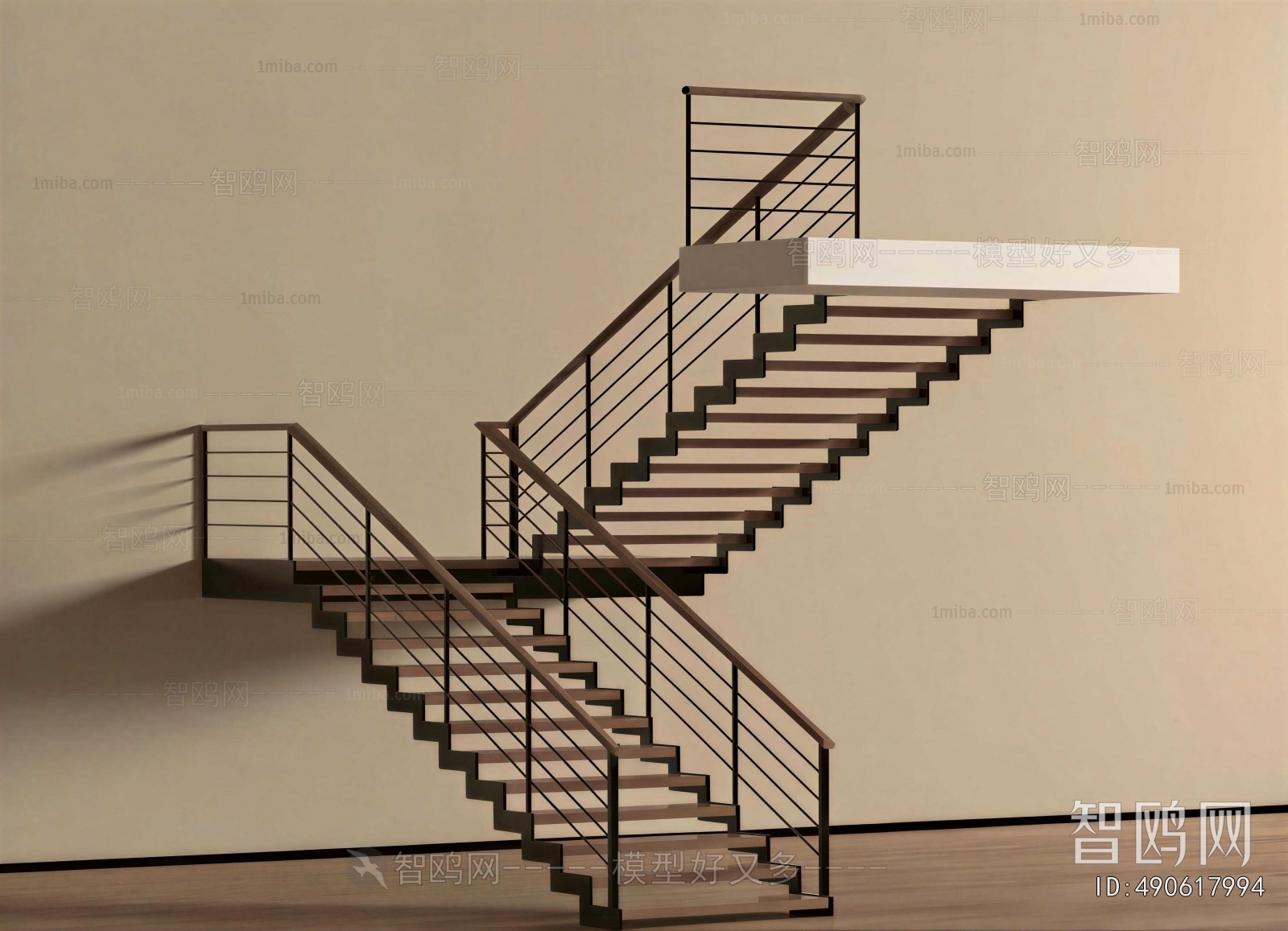 Industrial Style Staircase