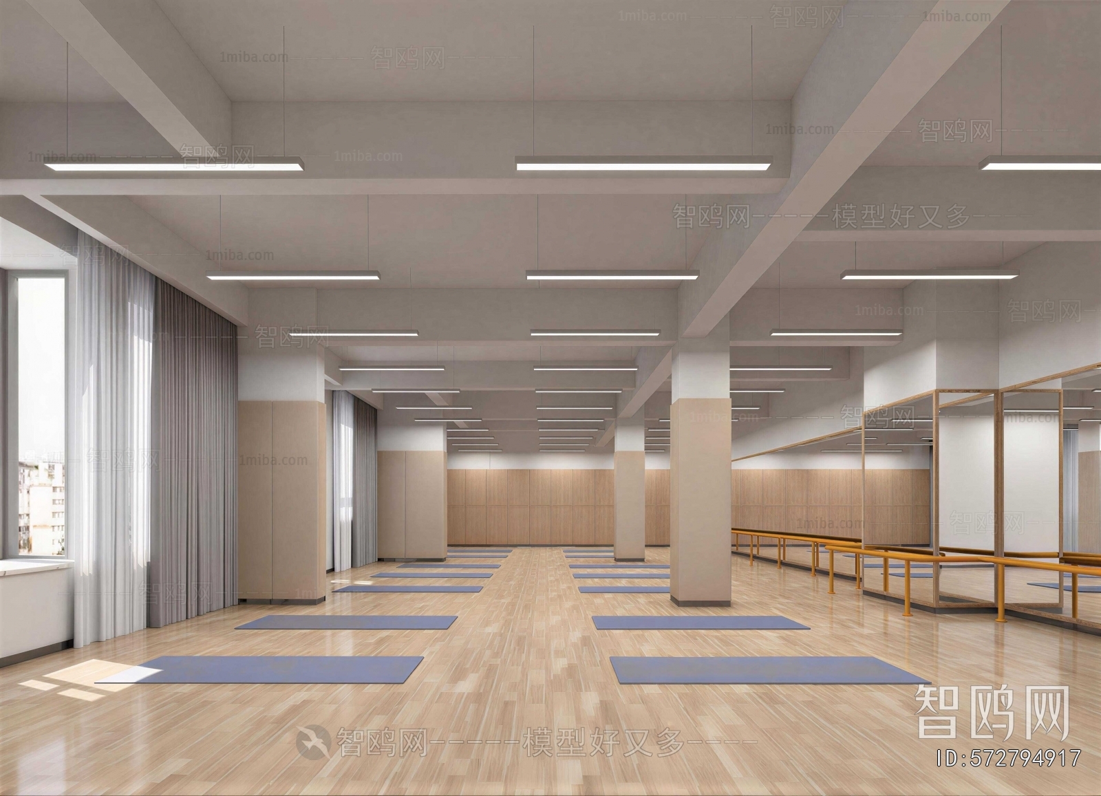 Modern Yoga Room