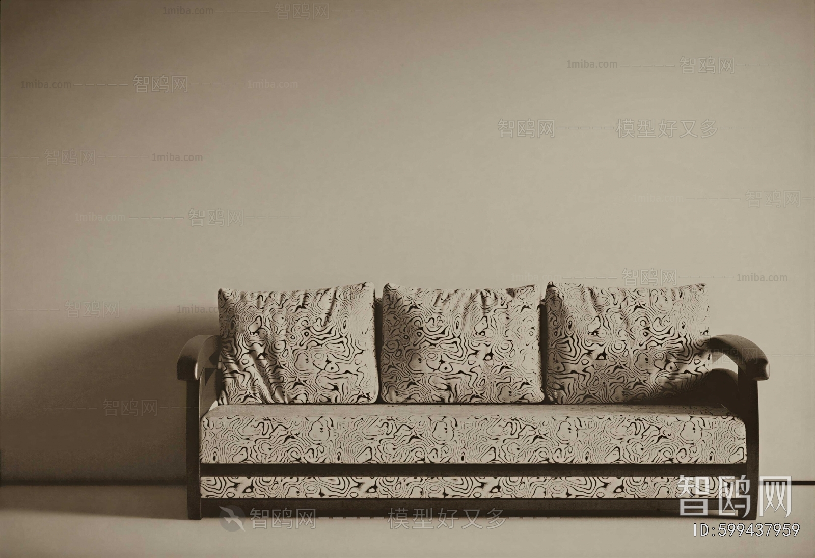 Modern Three-seat Sofa