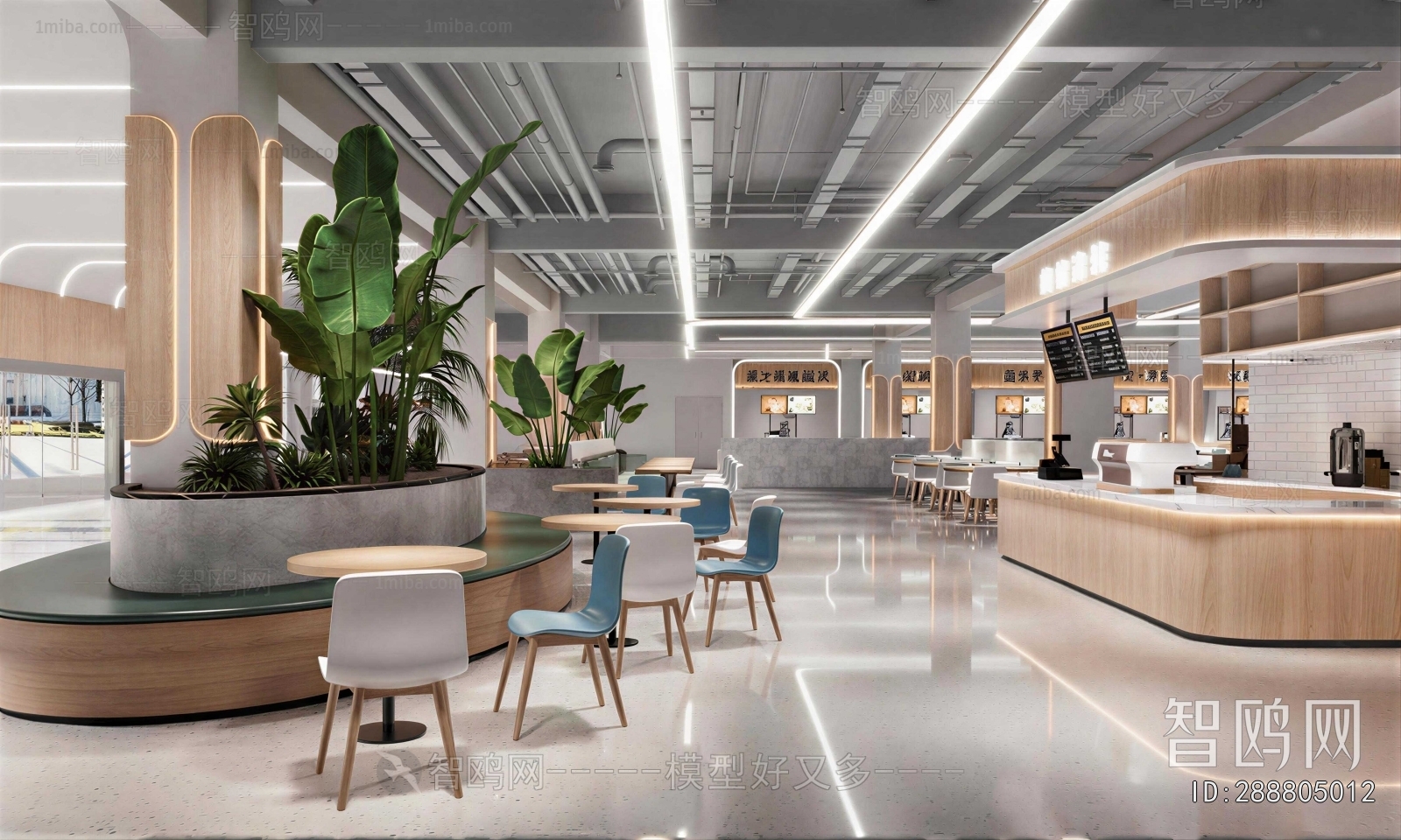 Industrial Style Shopping Mall