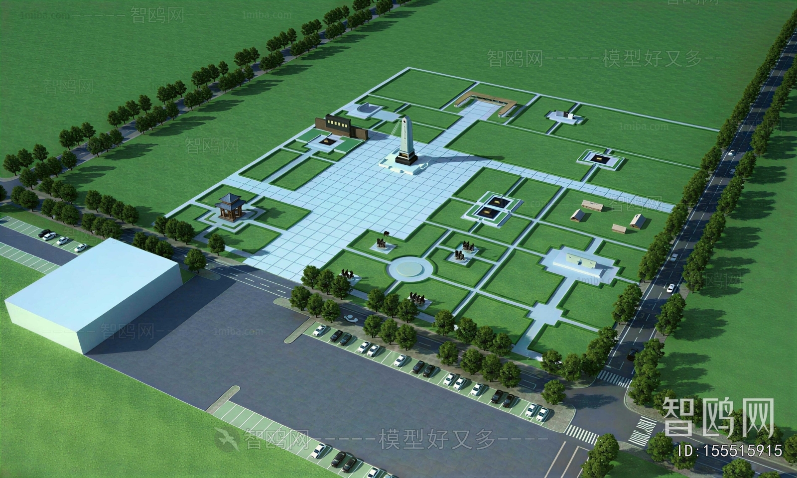 Chinese Style Architectural Bird's-eye View Planning