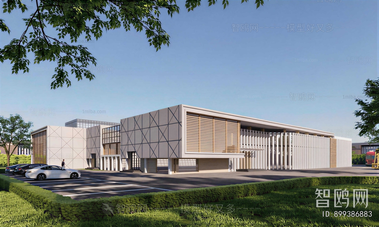 Modern Appearance Of Commercial Building