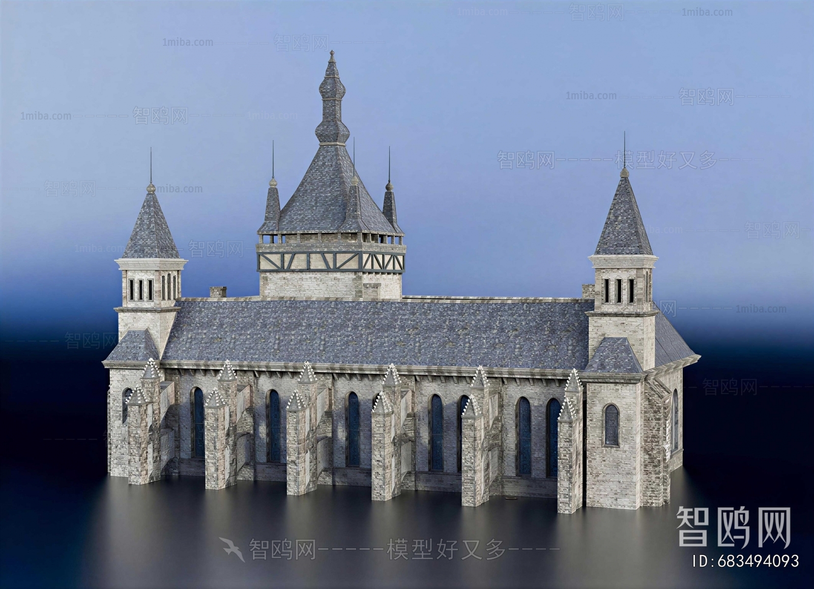 Simple European Style Religious Architecture