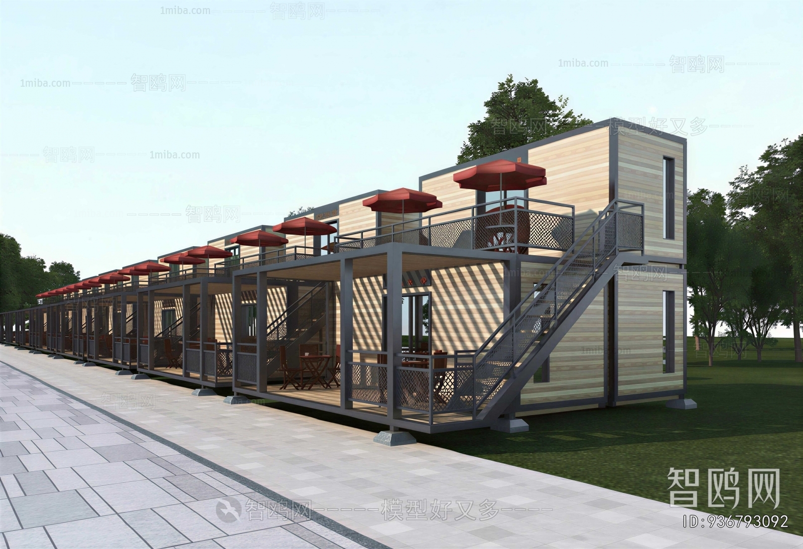 Modern Appearance Of Commercial Building