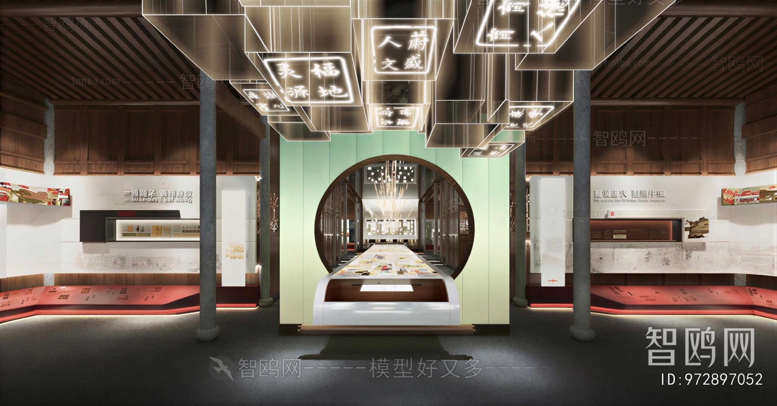 New Chinese Style Exhibition Hall