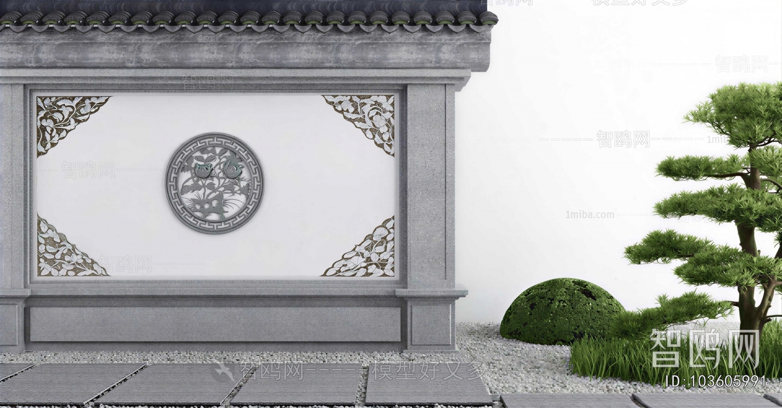Chinese Style Landscape Wall