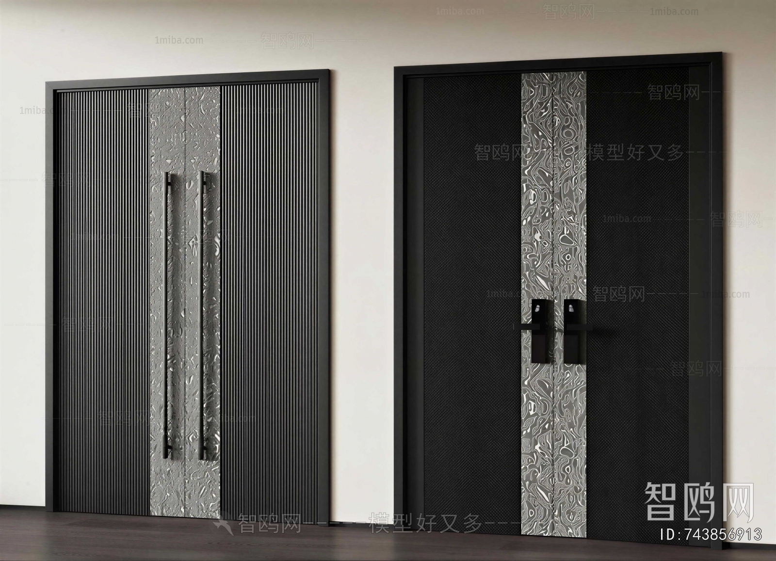 Modern Double Door